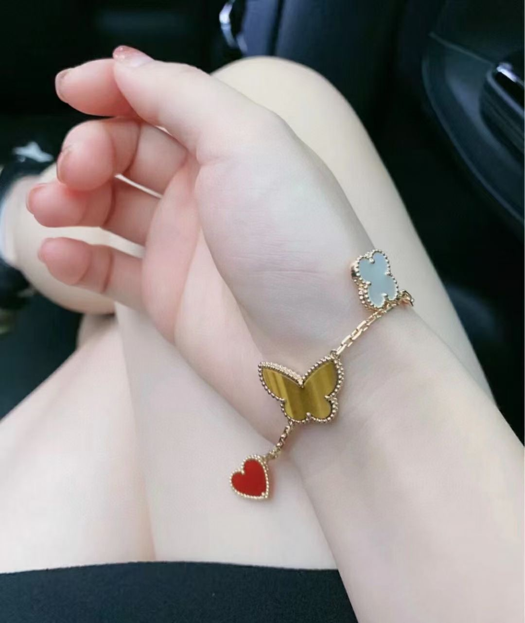 VCA Limited Version Lucky Alhambra Bracelet 4 Motifs - Original Replica Club
