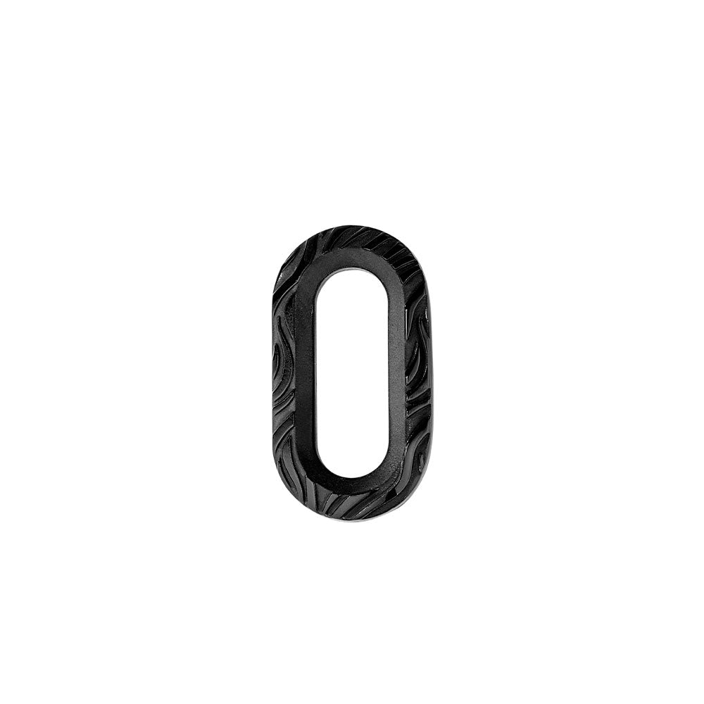 ACCESSOIRE CRISTAL EMPREINTE ANIMALE - CRISTAL NOIR
