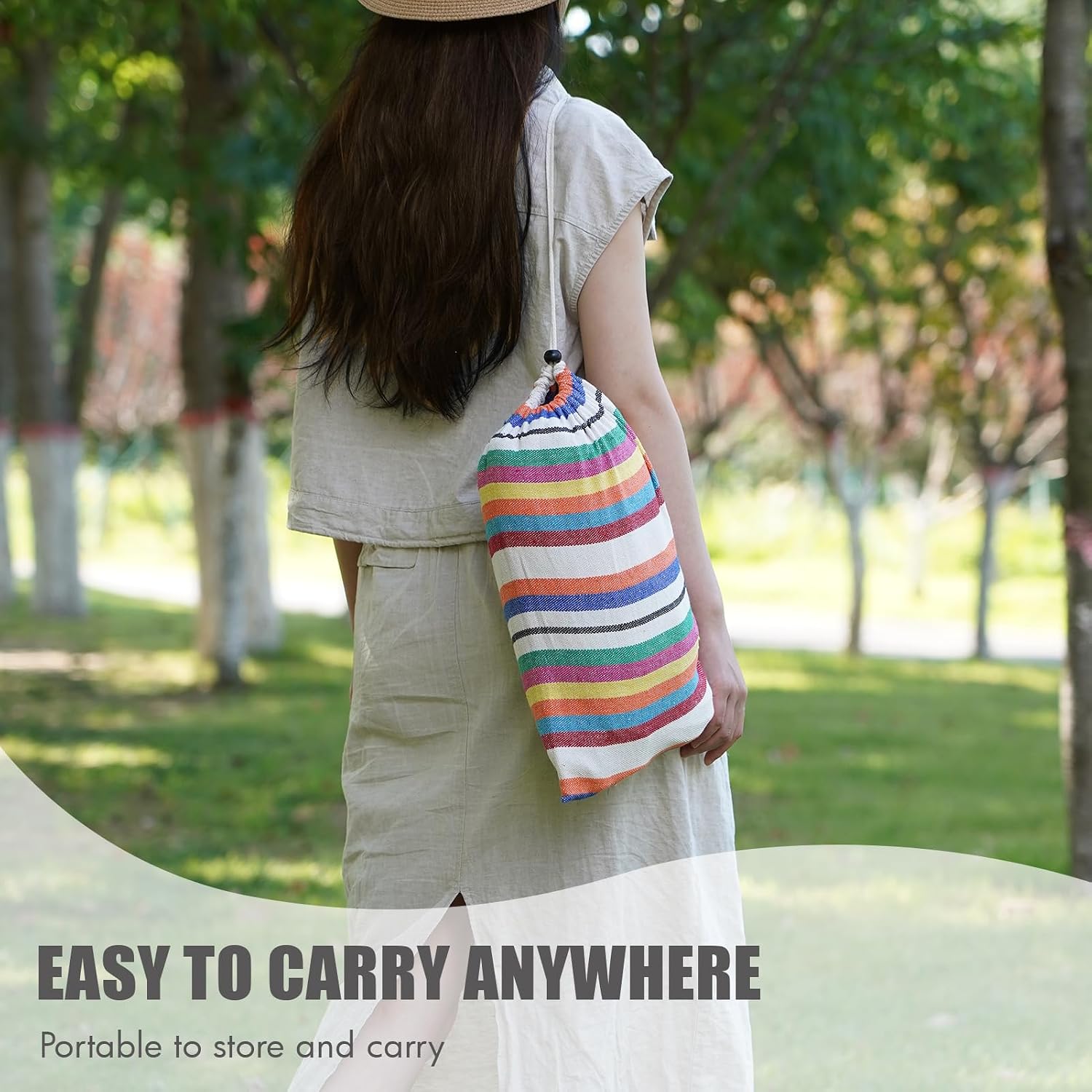 Hammock Adults Spring Summer Gear Comfortable Hanging Thickened Cotton Outdoor Camping Hammock