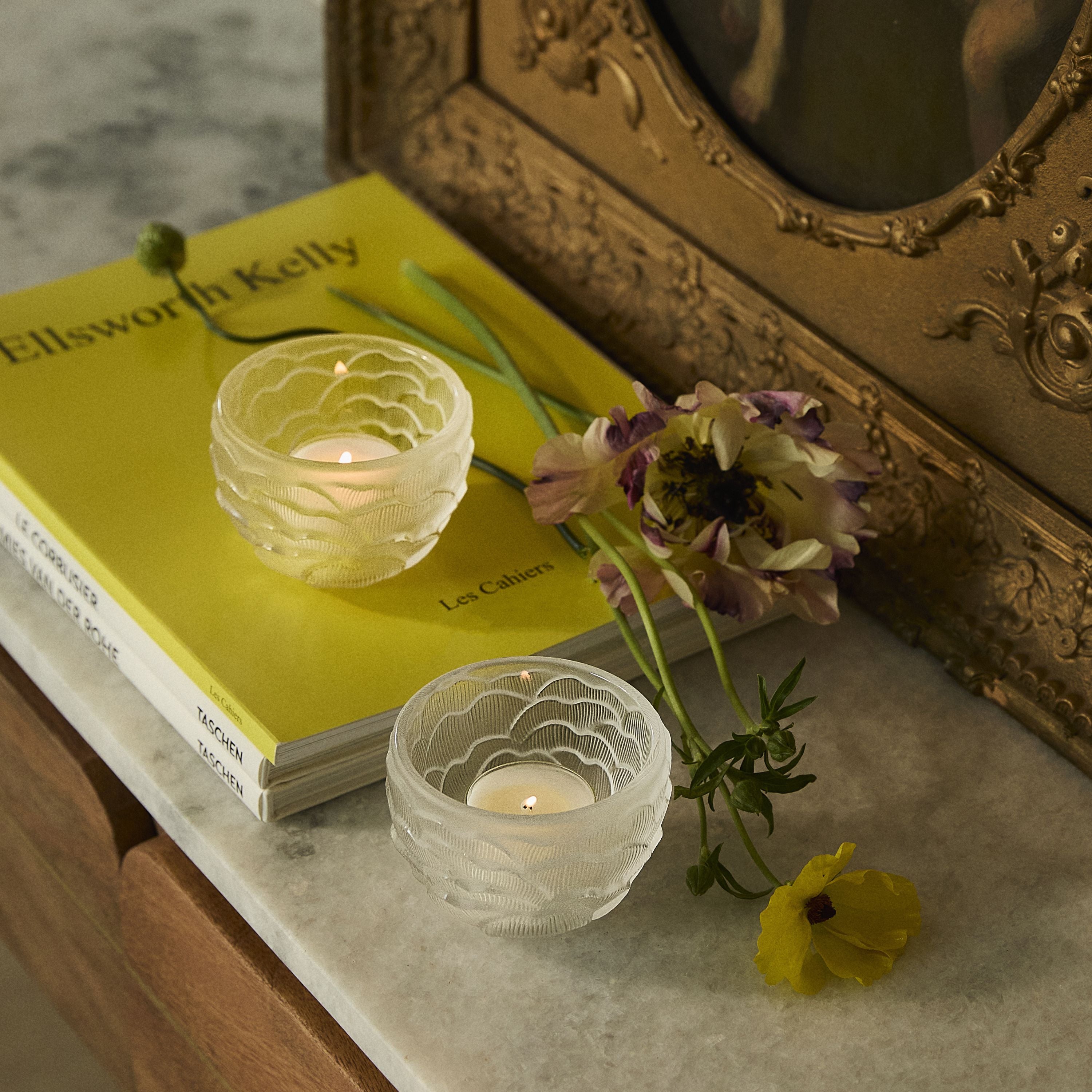 PHOTOPHORE PIVOINE - CRISTAL INCOLORE