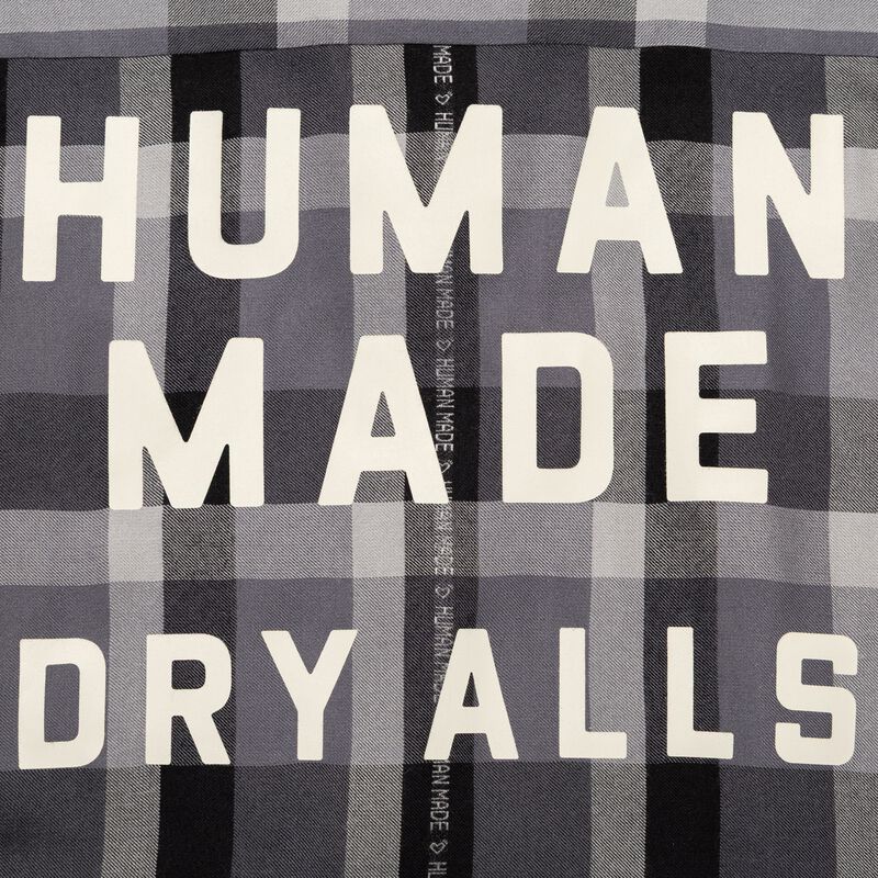 HUMAN MADE OPEN COLLAR CHECK SHIRT