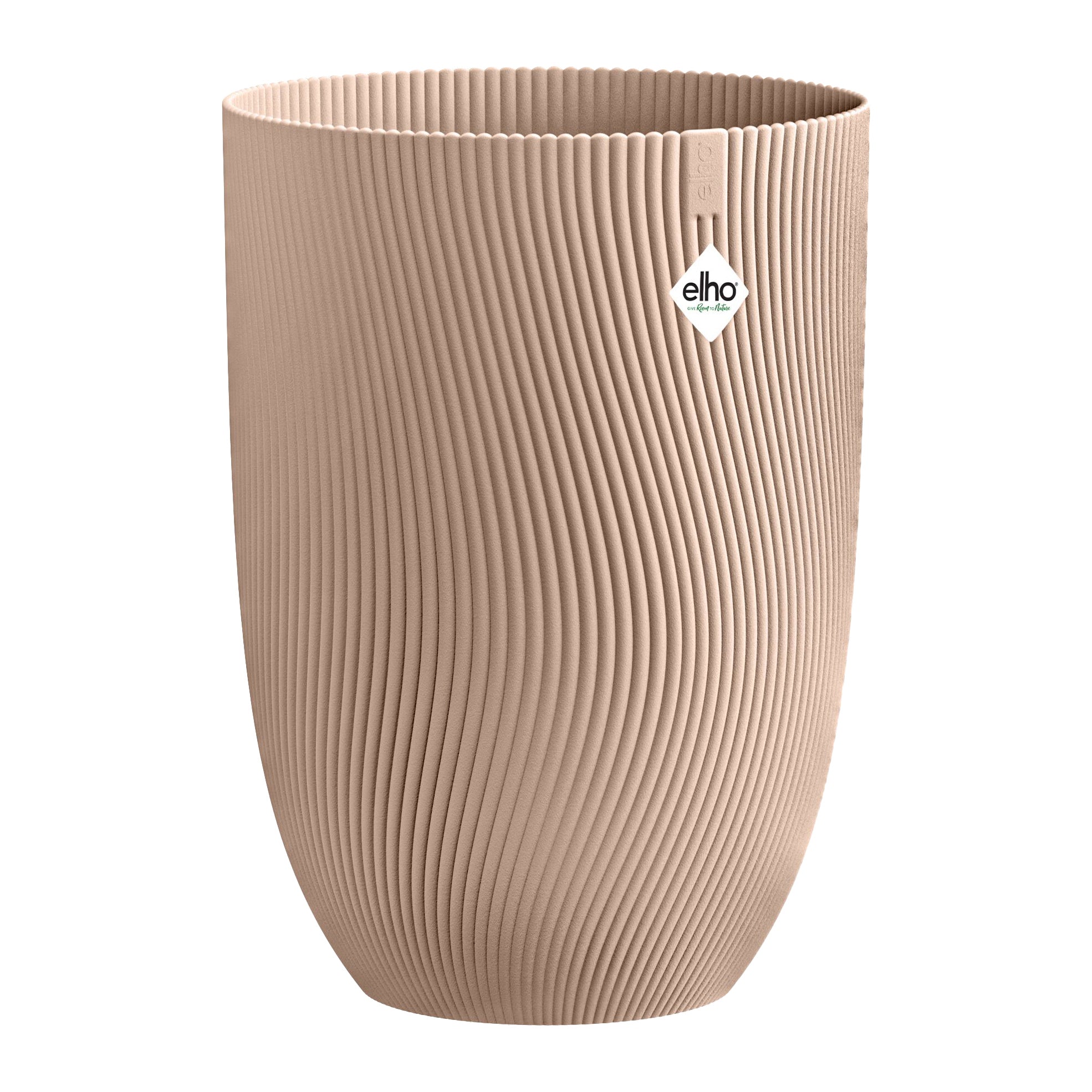Elho Sereh Hoog - Bruin - Ø 39 x H 53 cm - Balkon, Binnen en Buiten -