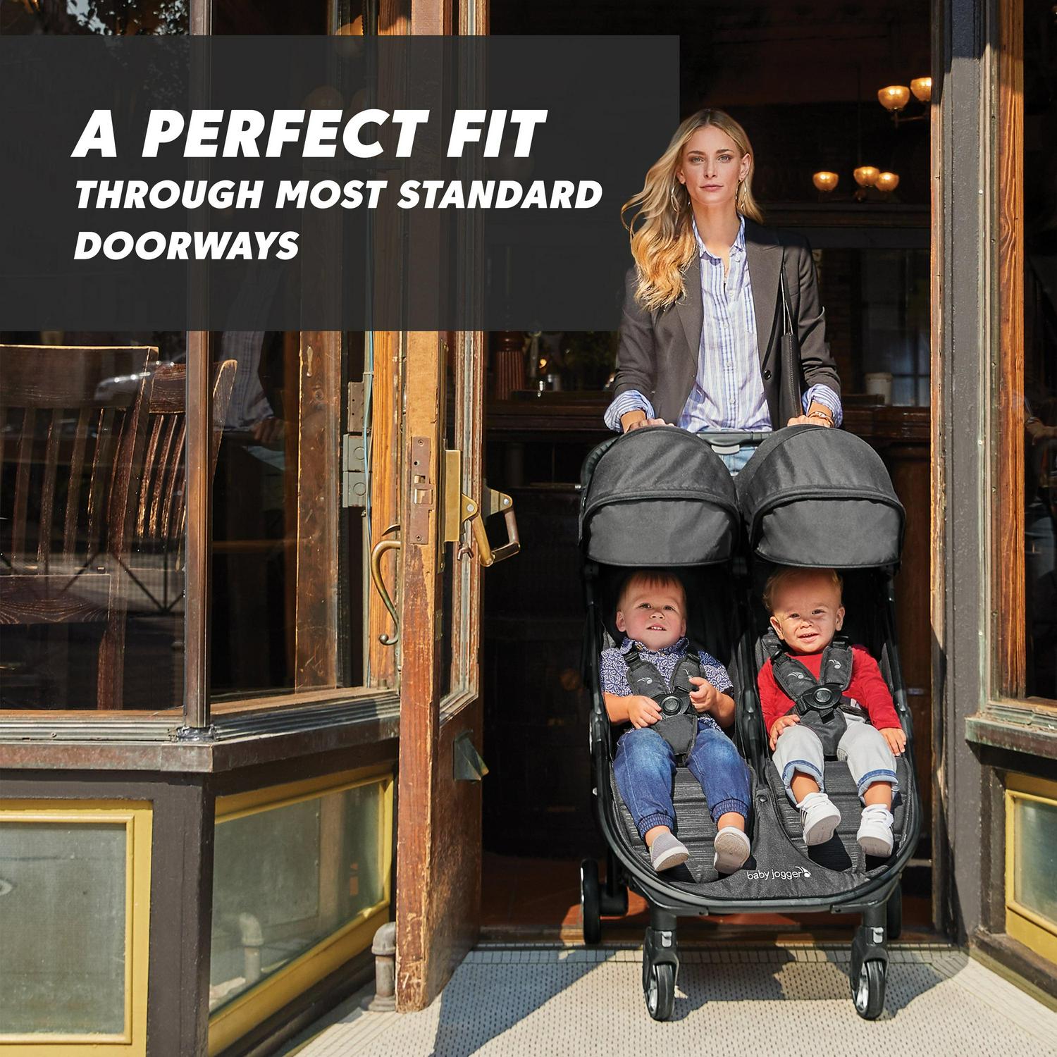 Baby Jogger City Tour 2 Double Stroller. Pitch Black - Image 2