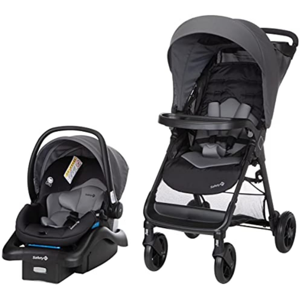 WAYFAIR Safety 1St Smooth Ride Travel System Stroller And Car Seat On Board FLX - Efficient Infant Car Seat Stroller And Infant Car Seat And Stroller Combo, Monument