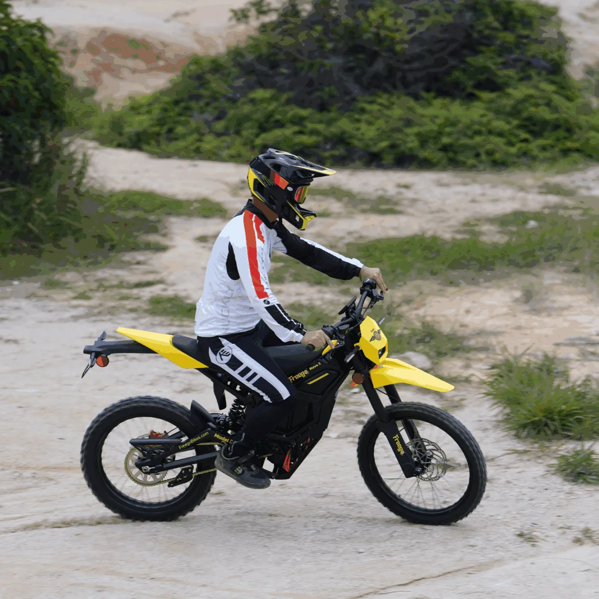 50MPH Electric Dirt Bicycle Freego X2 Pro,6000W(Peak)Motor Electric Motorcycle, Electric Bike for Adults, 60V30AH Battery, 19x2 Tire Full Suspension Hydraulic Brake Half Throttle UL2849 - Image 24