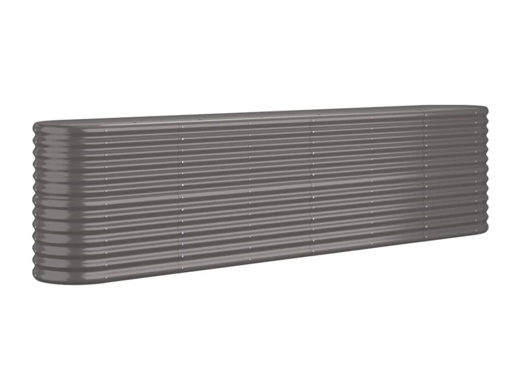 Decoratodo acero recubrimiento polvo gris 260x40x68 cm
