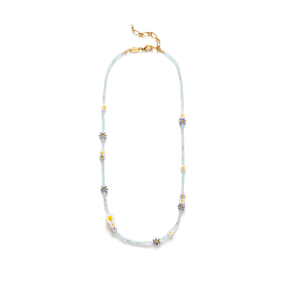 Anni Lu - Collier Bluebell Bloom - Soft Blue