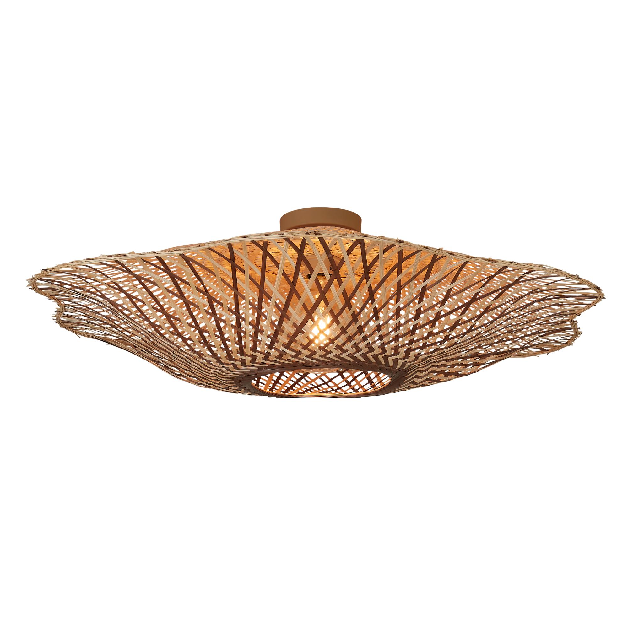 GOOD&MOJO Plafonniere Madura - Naturel - Ø22cm