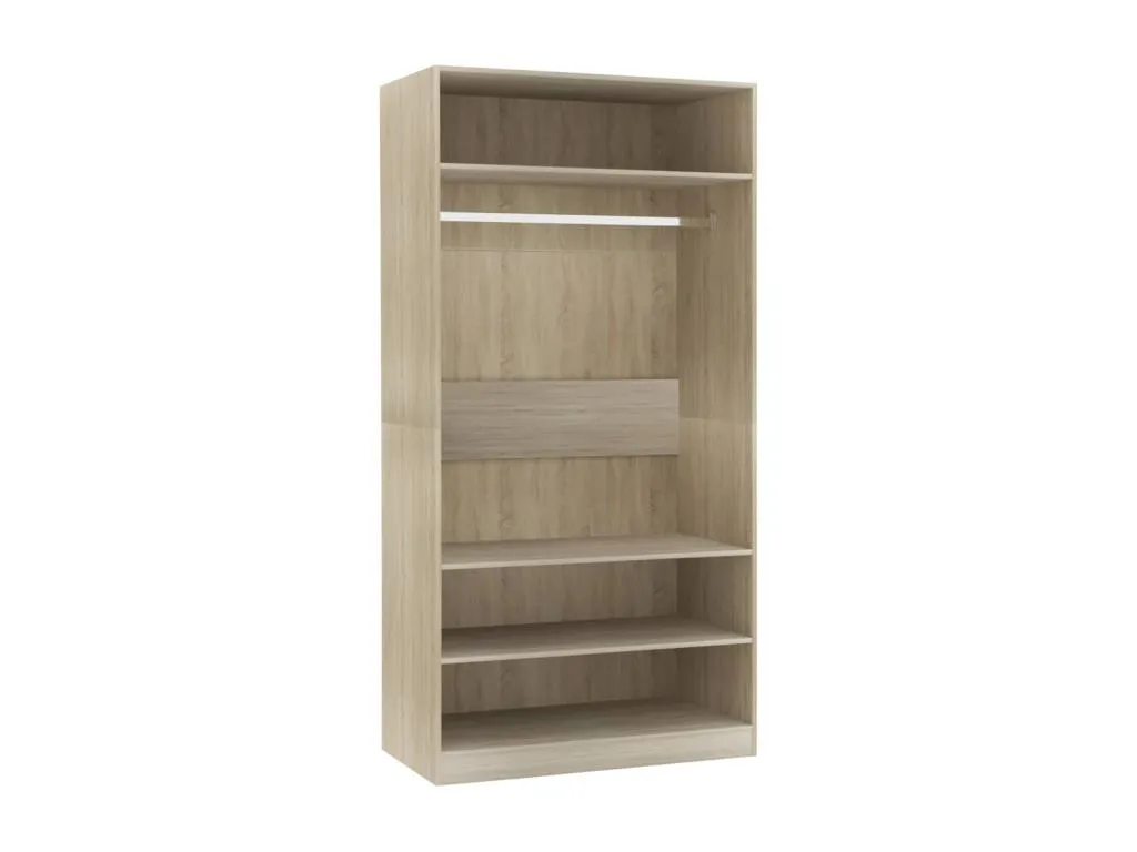 Armario Lluesmahome de madera contrachapada de 100x50x200 cm  OQ4784848
