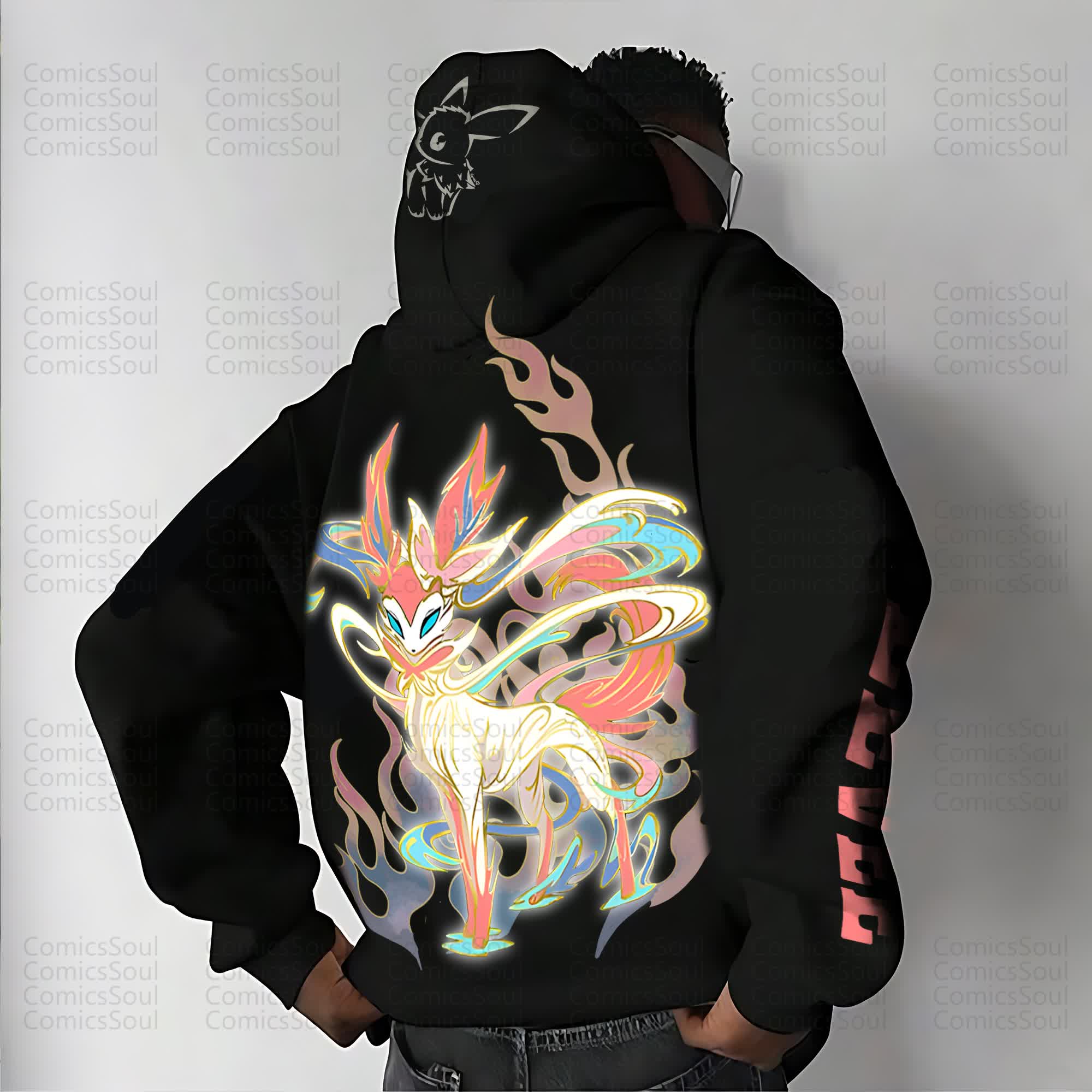 Unisex “Comicssoul” Anime Graphic Streetwear Vintage Hoodie