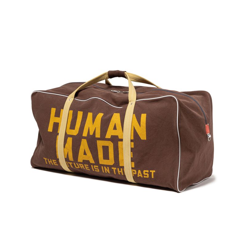 HUMAN MADE CANVAS BOSTON BAG LARGE