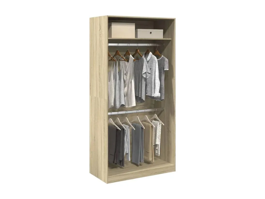Armario Alkifurniturees contrachapada color Alkifurniturees 100x50x200 cm 51116DLMM