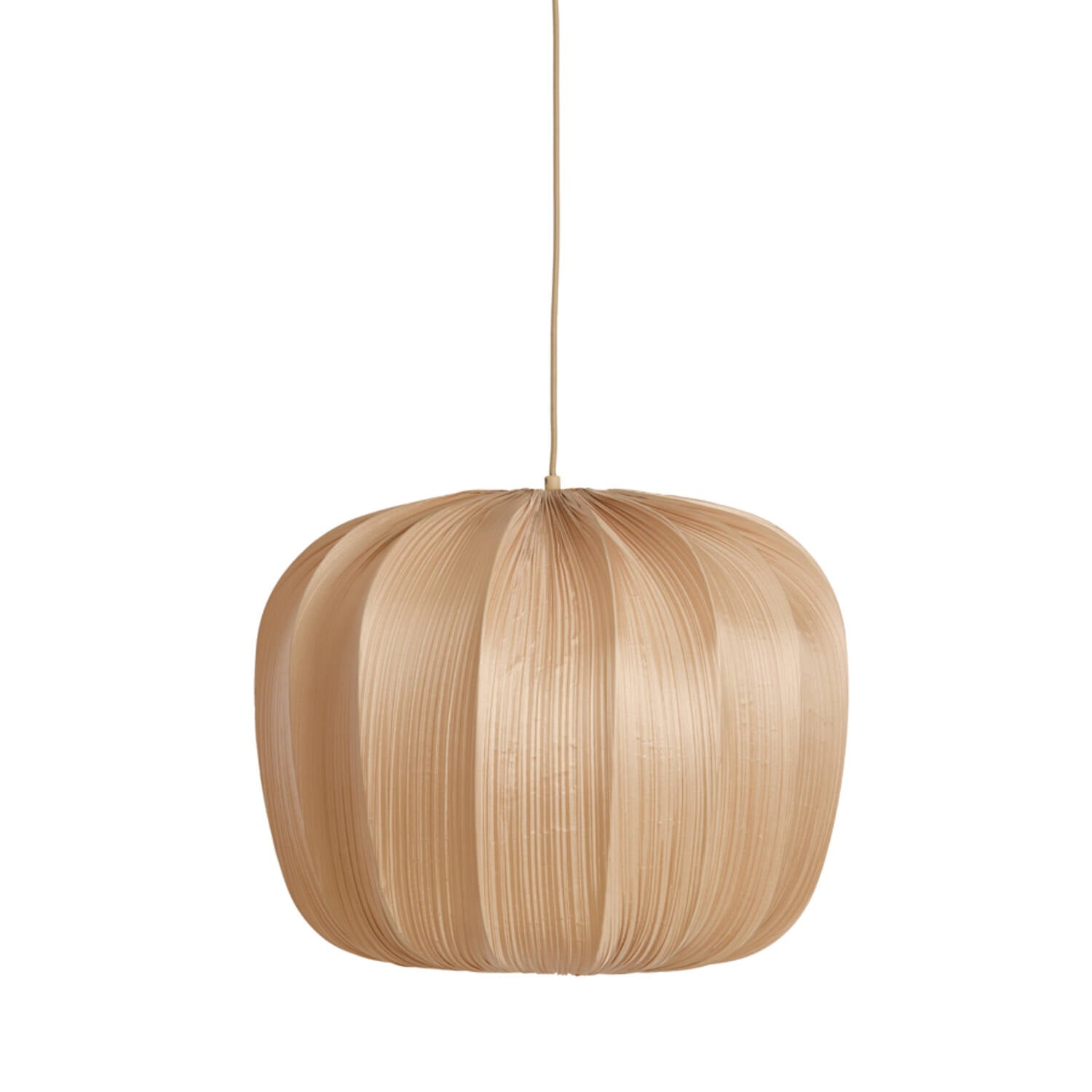 Light & Living - hanglamp - Savina - beige crème - textiel - Ø 60cm -