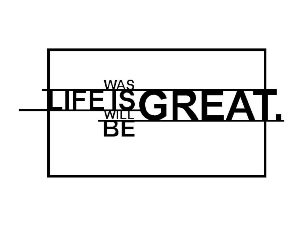 Decoración de Metal Great, Negro, 75x0,15x36 cm cm, Laocacasas