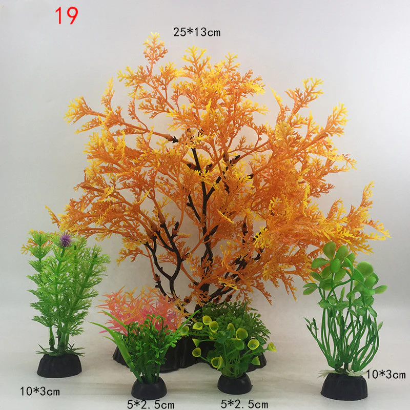 Fish Tank Decoration Simulation Water Plant Artificial Aquarium Landscaping Decor