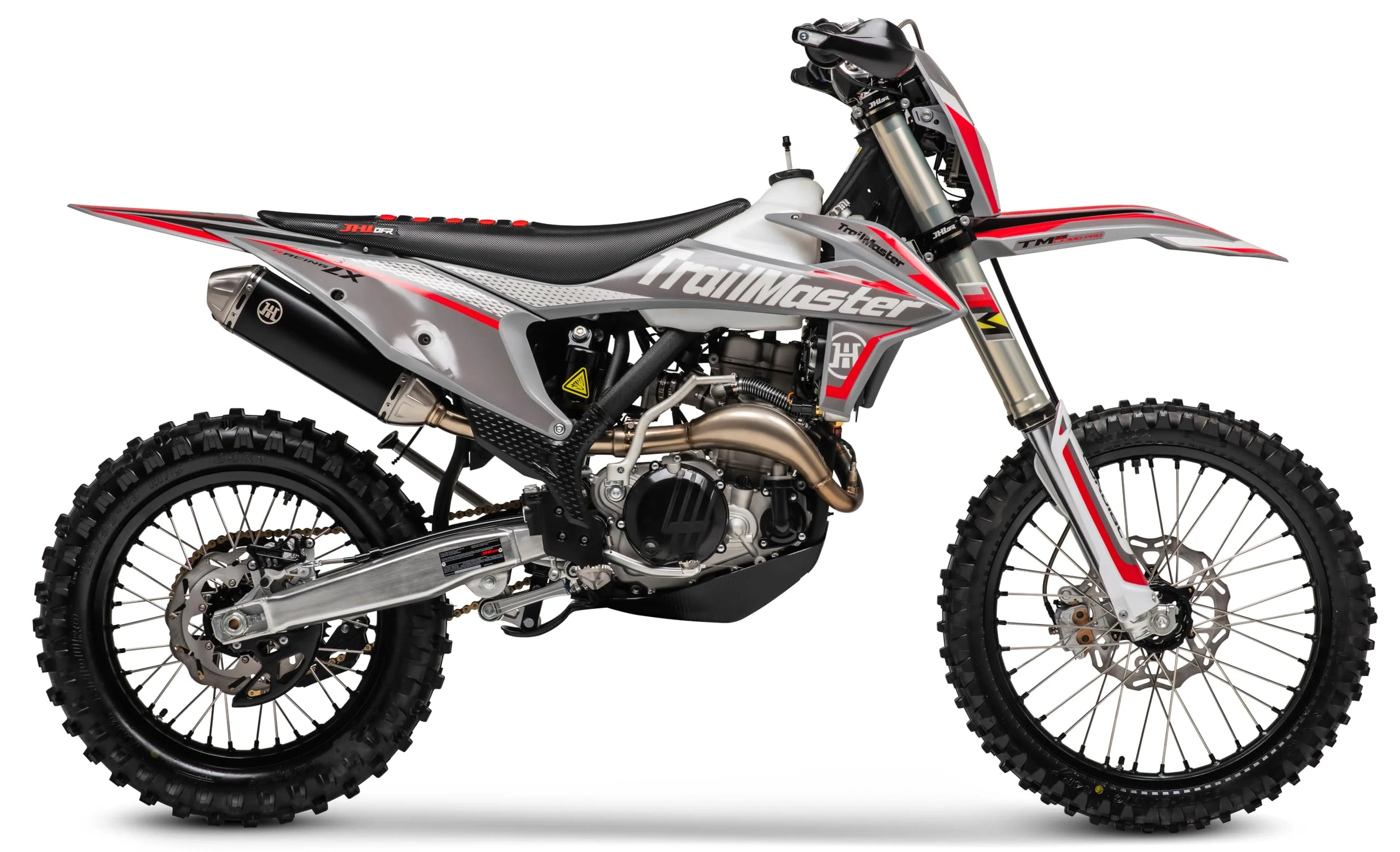 Trailmaster JHL Pro-Series High-Performance LX300 PRO Racing Ready Mid-Size Electric Start Dirt Bike (Red) - Image 6