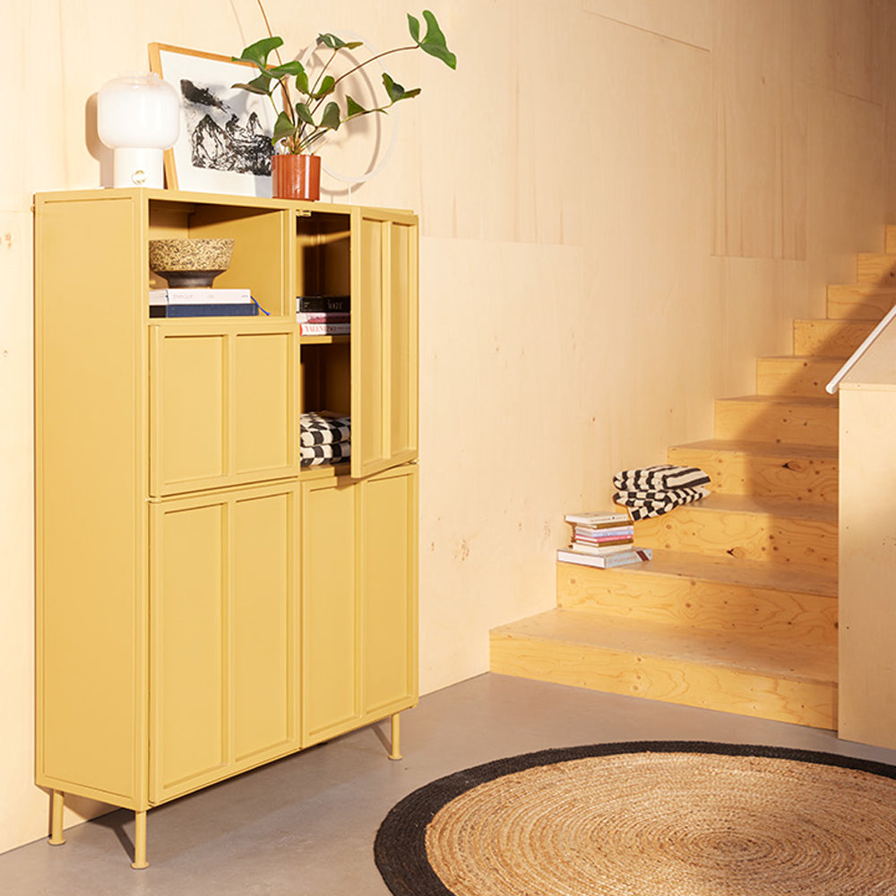 New Routz Ottawa Opbergkast Hoog - Mosterd