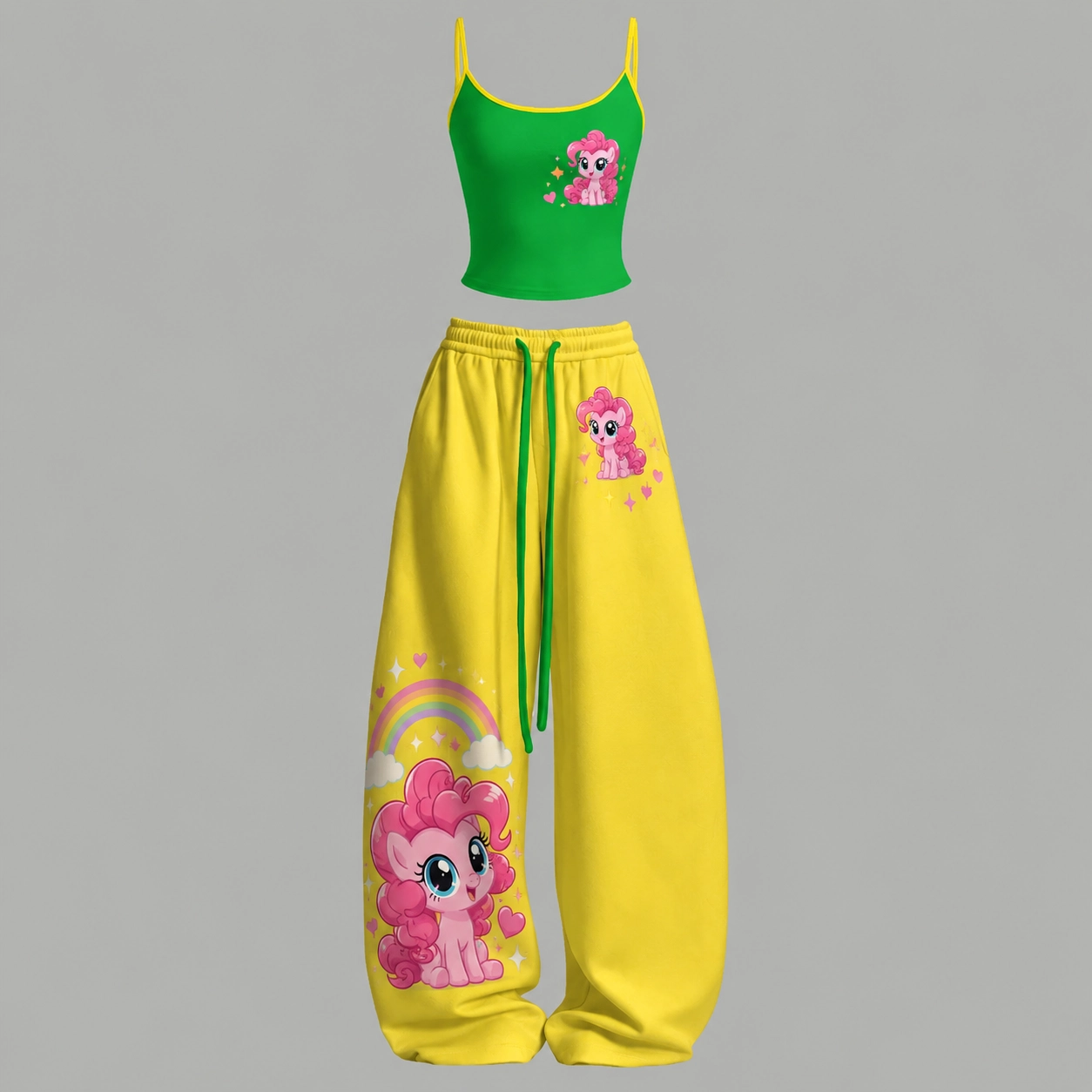 My Little Pony Top & Elasticated Trousers Two-Piece Set TeeThreads Sustain the Scene with Custom Apparel