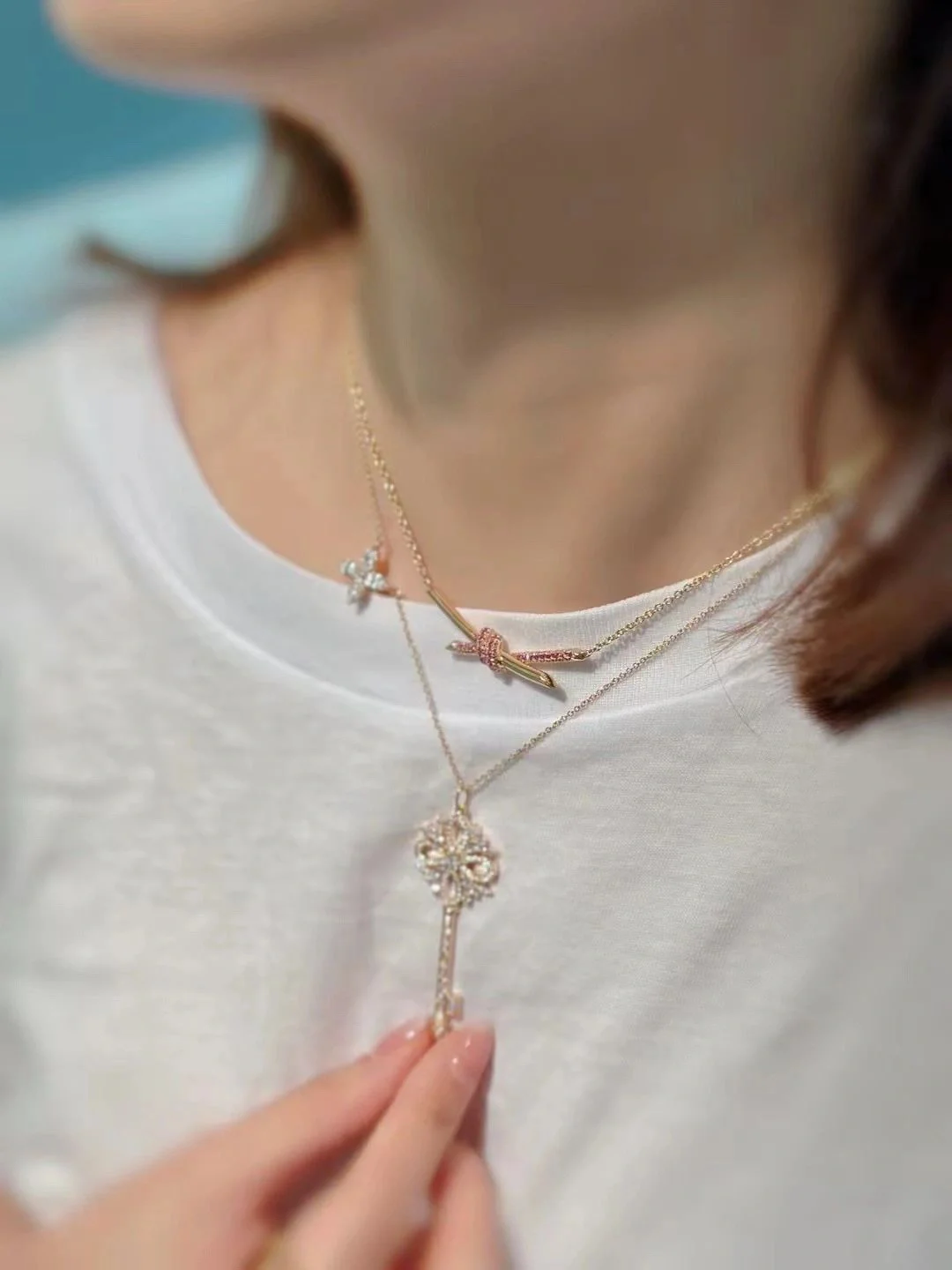 Tiffany Knot Pendant Necklace - Original Replica Club