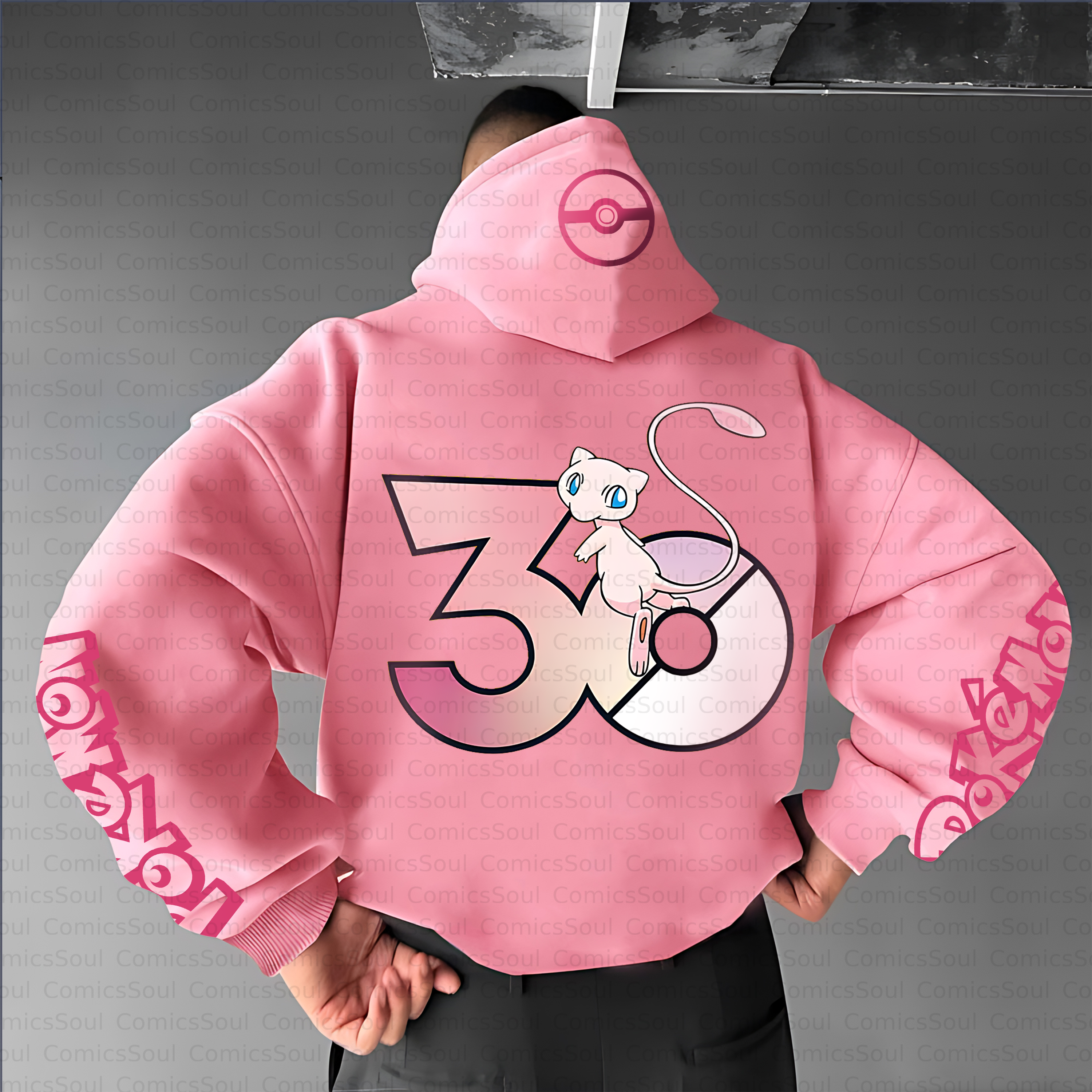Unisex Anime Inspired Vintage Plush Hoodie