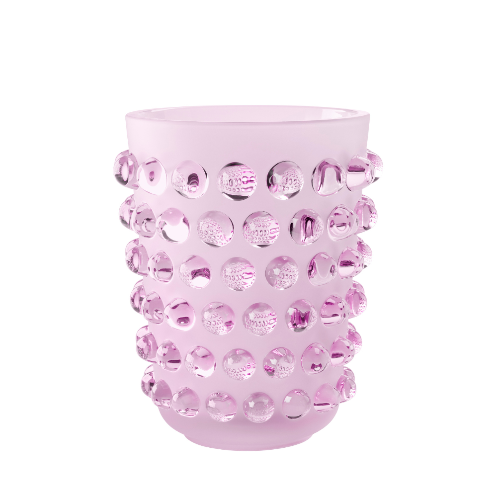 VASE MOSSI XXL - CRISTAL LUSTRÉ ROSE