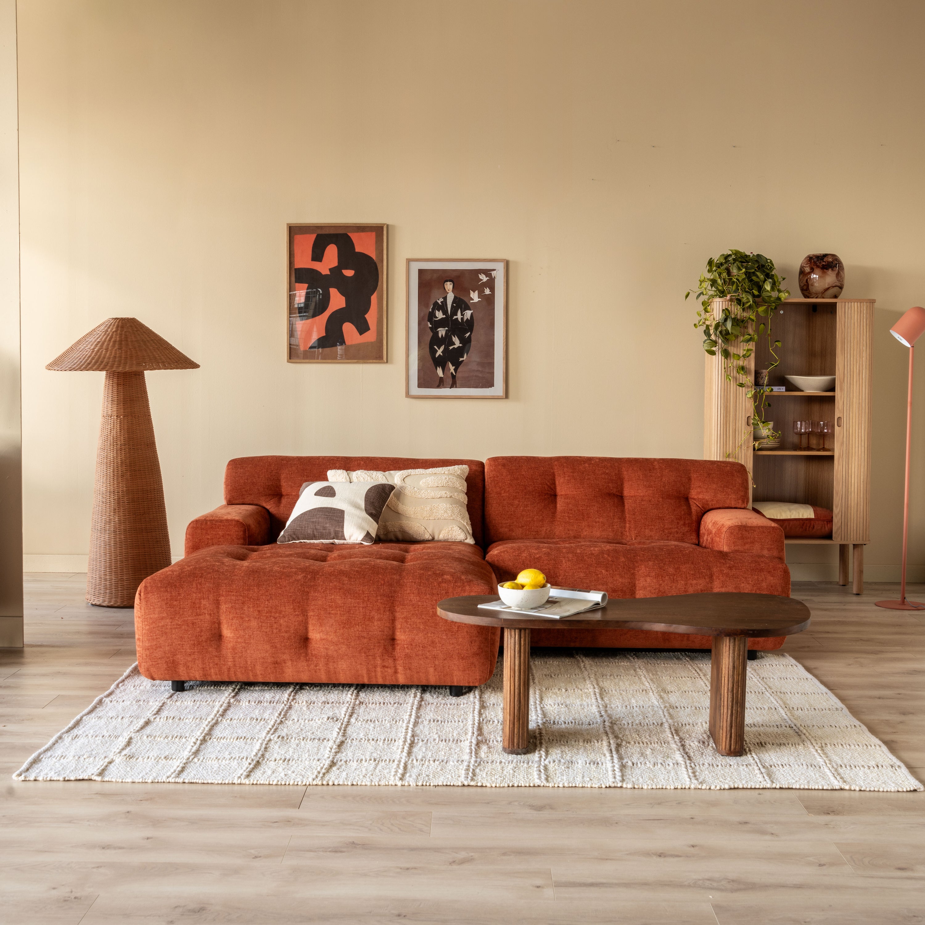 Blokker Grids Vloerkleed 170 x 240 cm - Off-White