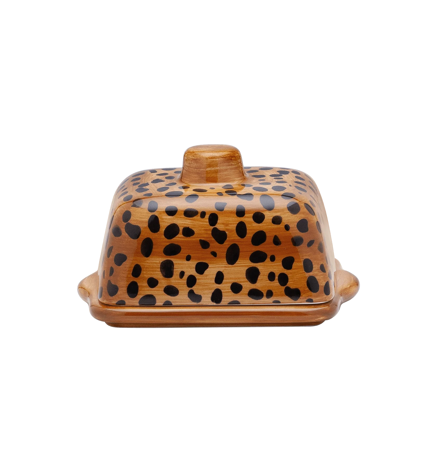 Leopard Butter Dish