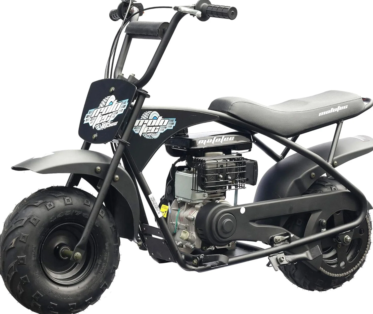 MotoTec 105CC 3.5HP Mini Bike, Black, Alloy Steel, 23mph - KN110-A - Image 2 MotoTec 105CC 3.5HP Mini Bike, Black, Alloy Steel, 23mph - KN110-A - Image 2
