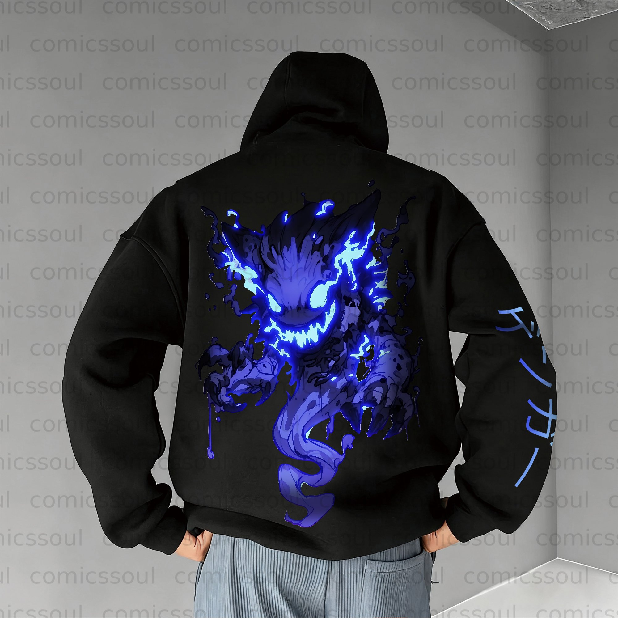 Unisex Anime Graphic Streetwear Vintage Hoodie