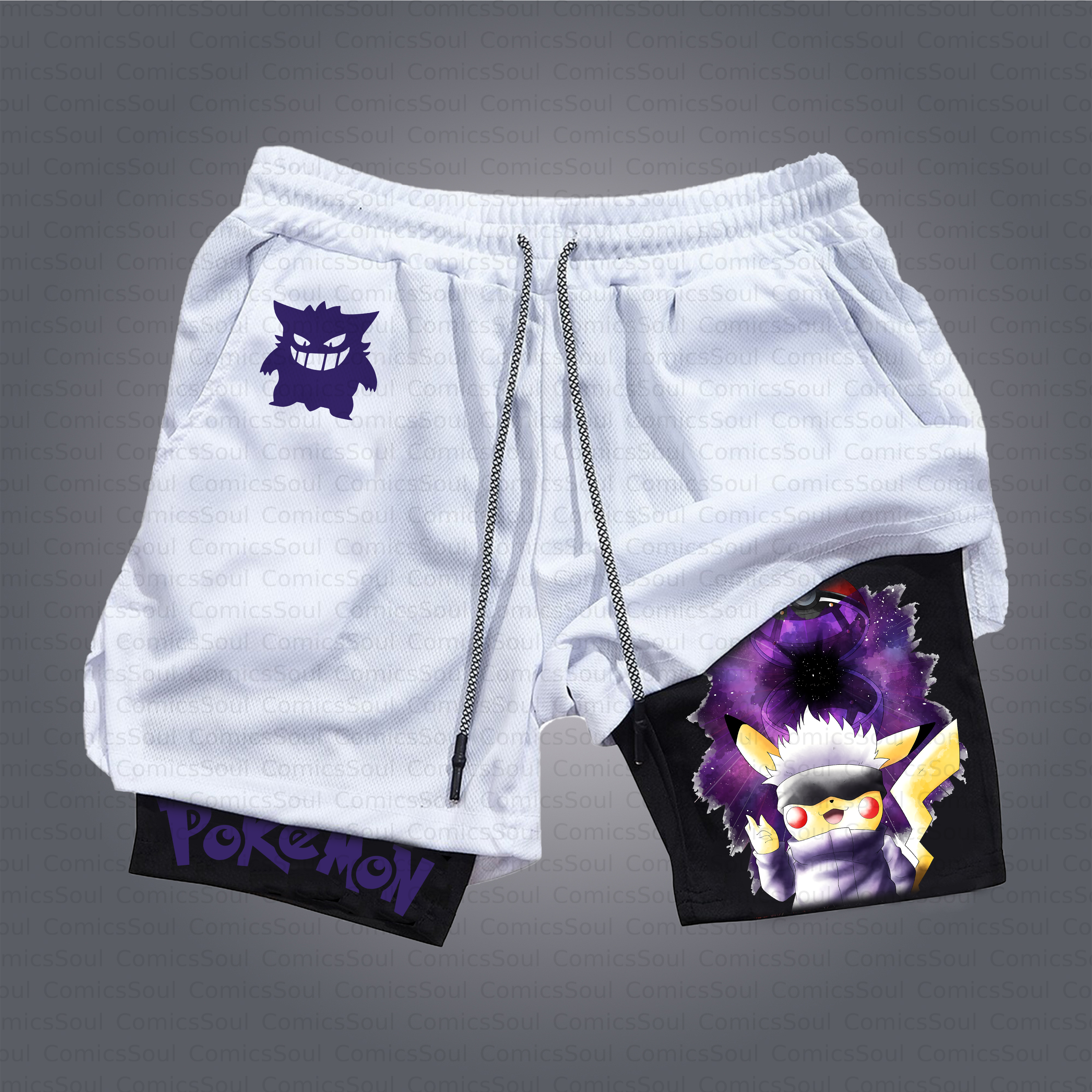 Unisex Casual Anime Style Shorts
