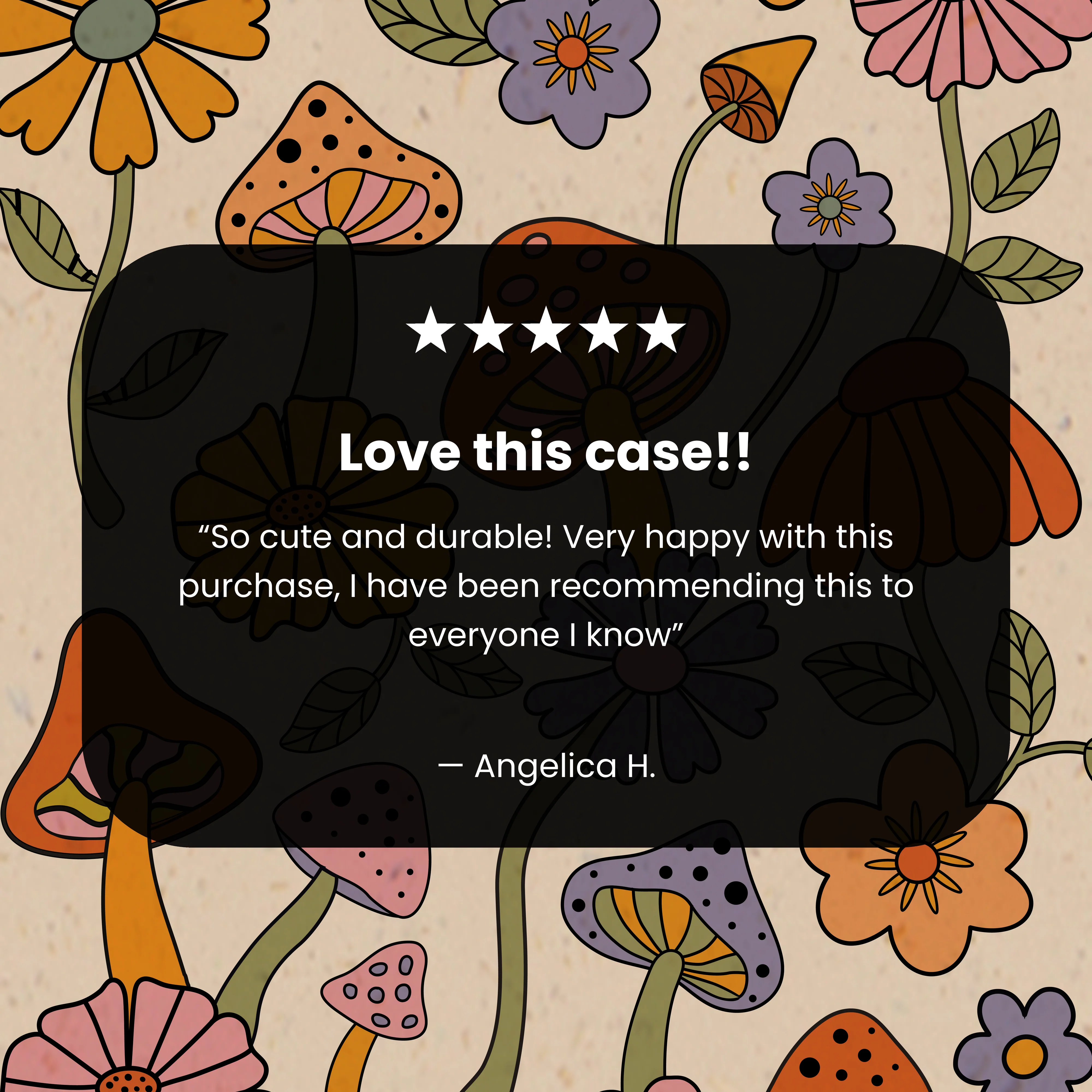Seashell Shrooms and Blooms iPhone 17 Case