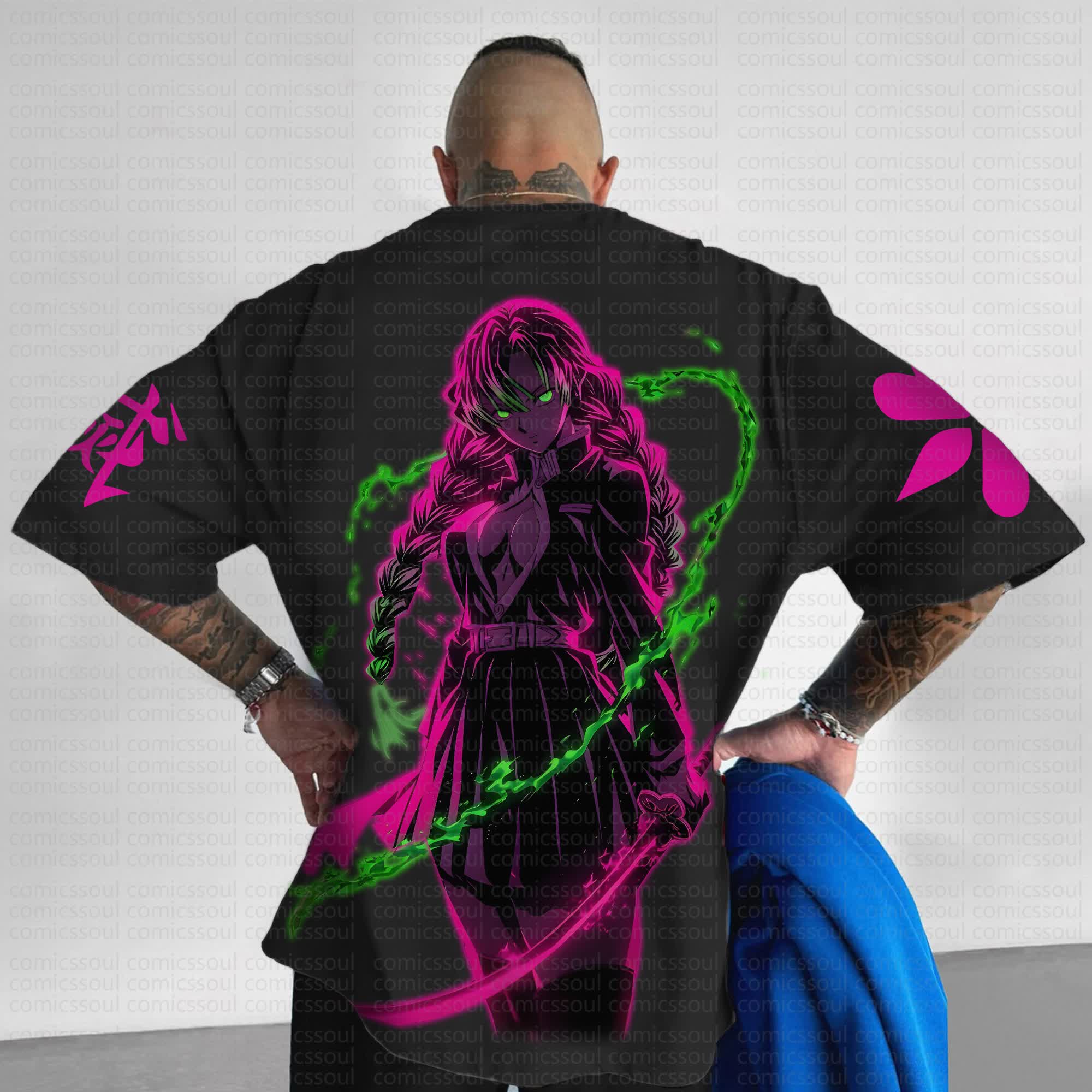 Unisex Anime Inspired Vintage T-Shirt丨Comicssoul