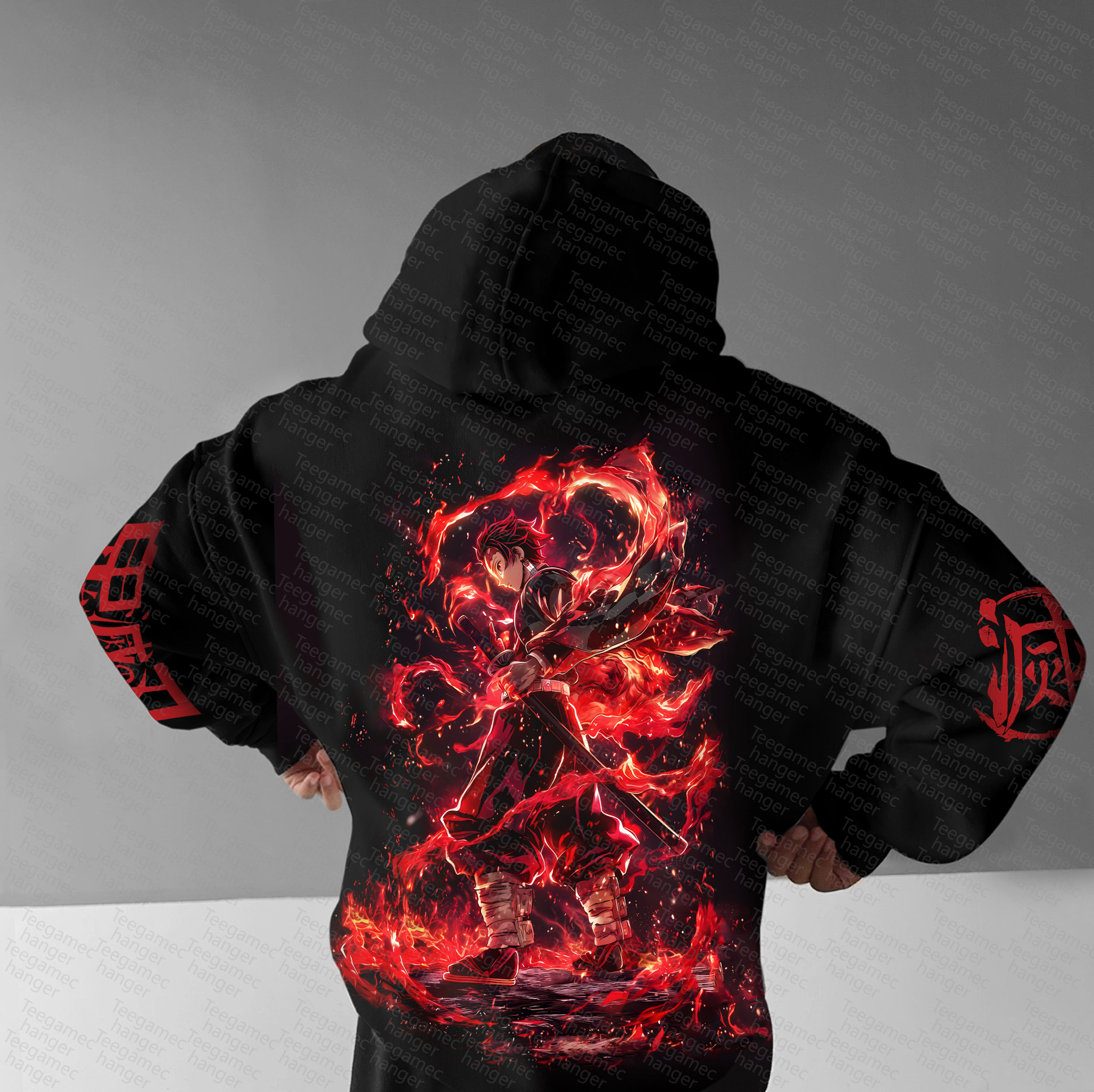 Unisex Anime Graphic Streetwear Vintage Hoodie