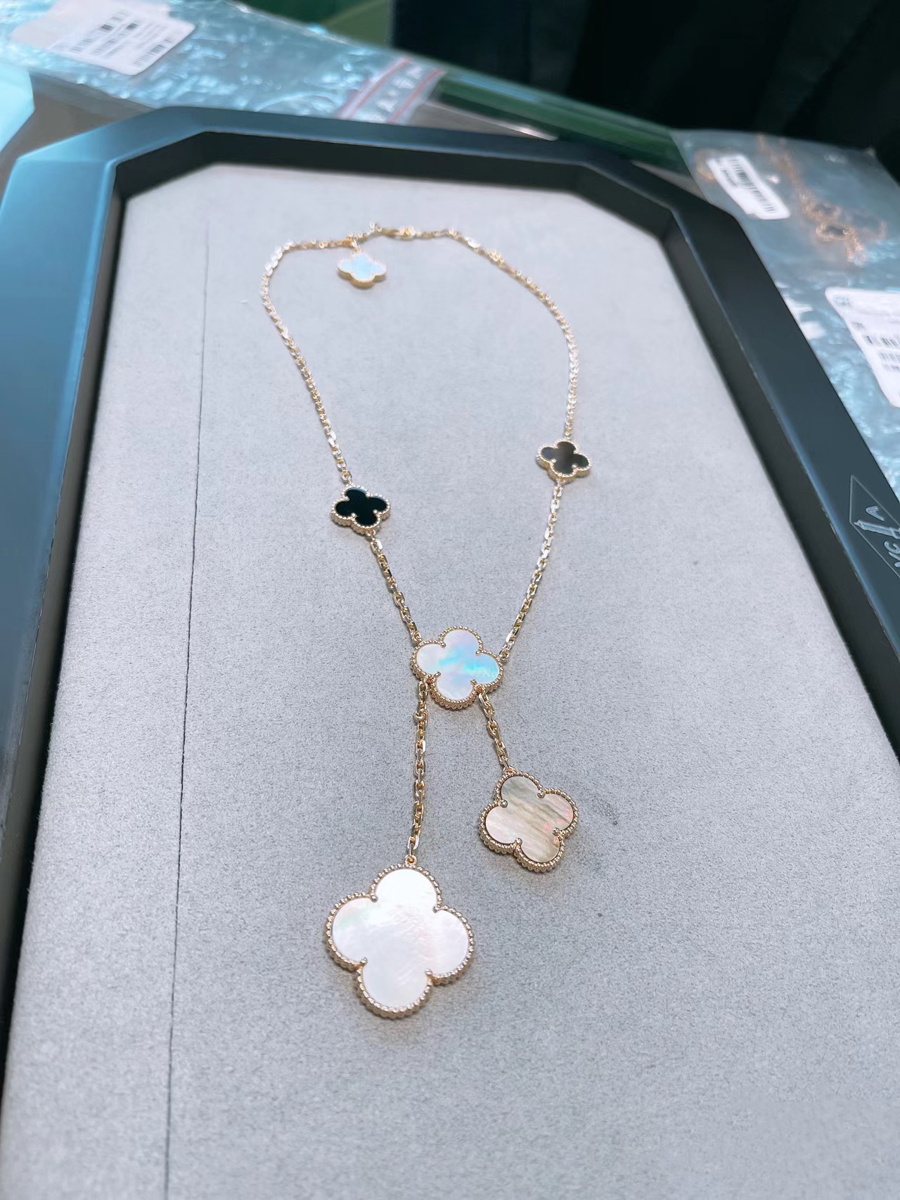 VCA Clover Magic Alhambra Necklace, 6 Motifs - Original Replica Club