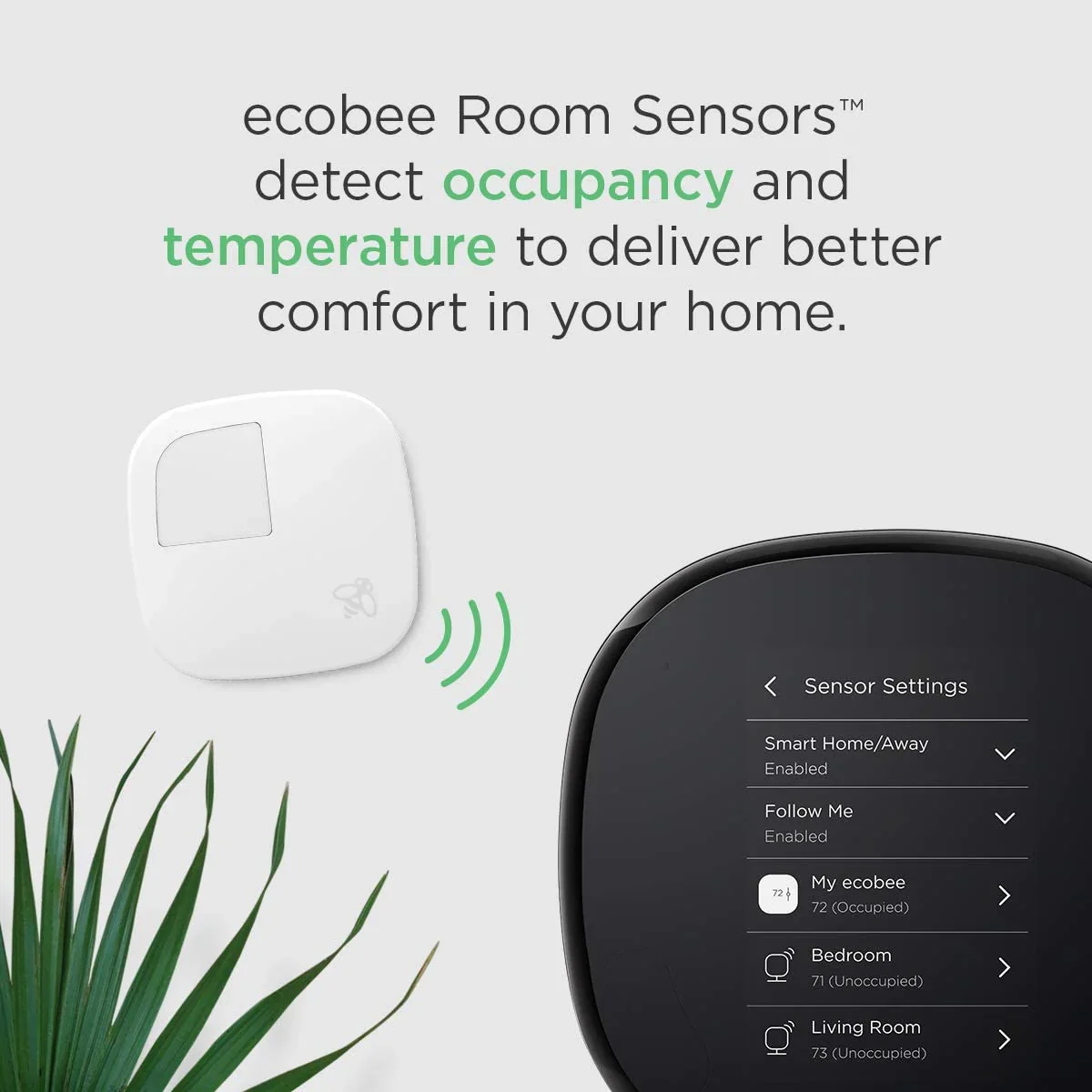 ecobee Smart Thermostat With Built-In Alexa And Room Sensor - Image 5 ecobee Smart Thermostat With Built-In Alexa And Room Sensor - Image 5