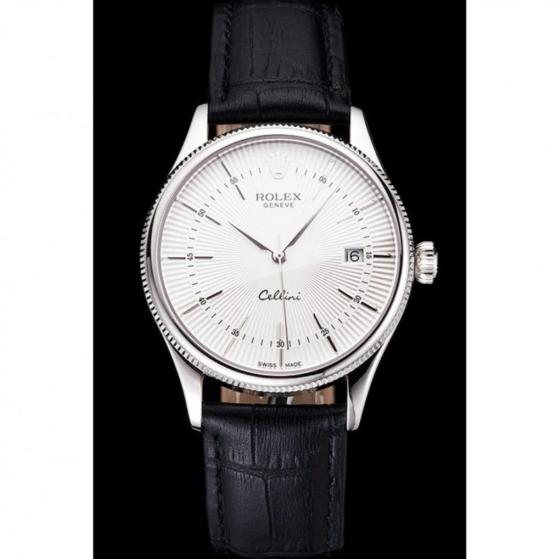 Superclone Rolex Cellini 38mm White Dial REP016802
