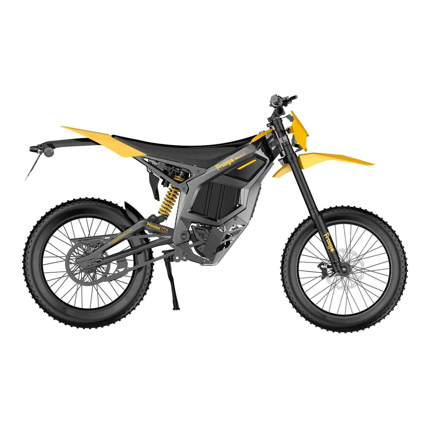 50MPH Electric Dirt Bicycle Freego X2 Pro,6000W(Peak)Motor Electric Motorcycle, Electric Bike for Adults, 60V30AH Battery, 19x2 Tire Full Suspension Hydraulic Brake Half Throttle UL2849 - Image 25
