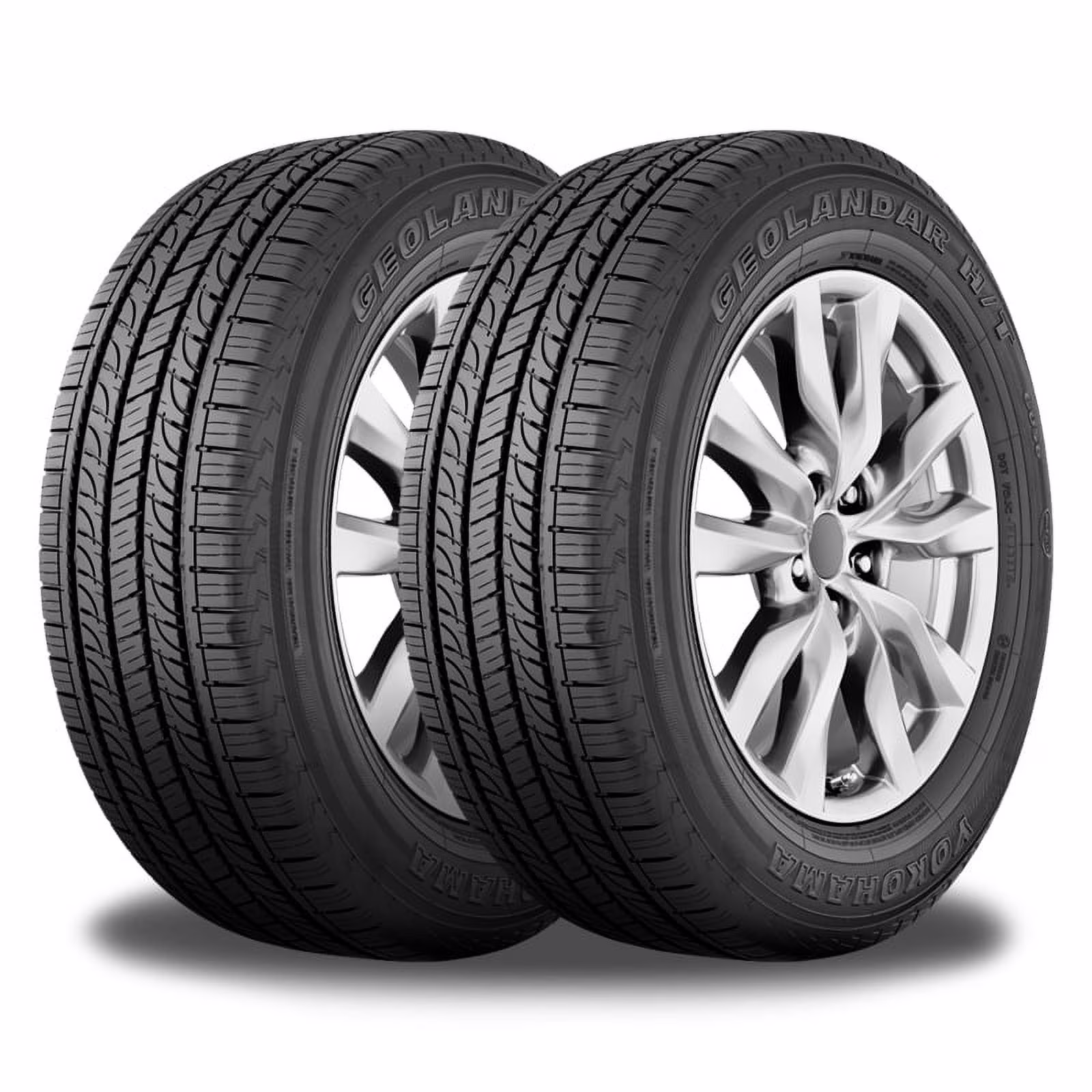 2 Yokohama Geolandar H/T OWL G056 235/70R16 104T All-Season 70K Mileage Warranty 110105602 / 235/70/16 / 2357016
