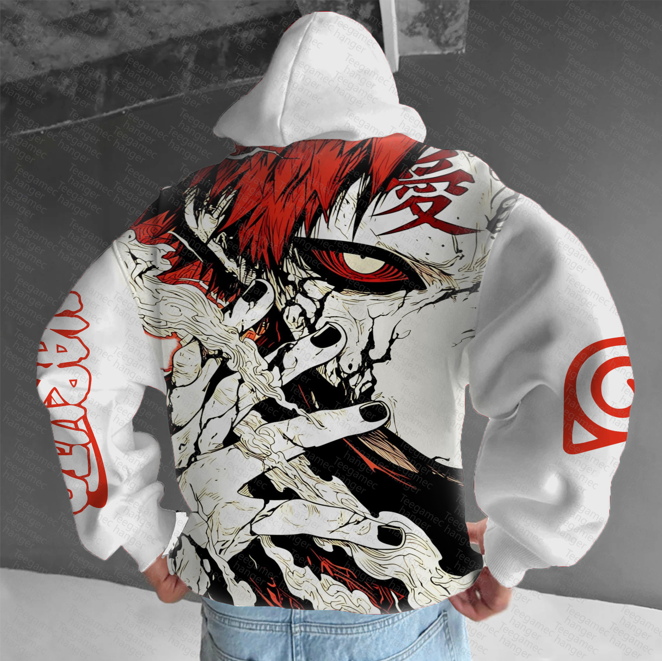 Unisex  Anime Graphic Streetwear Vintage Hoodie