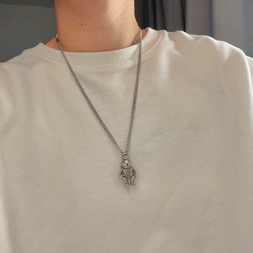 Louis Vuitton LV Galaxy Astronaut Necklace - Original Replica Club