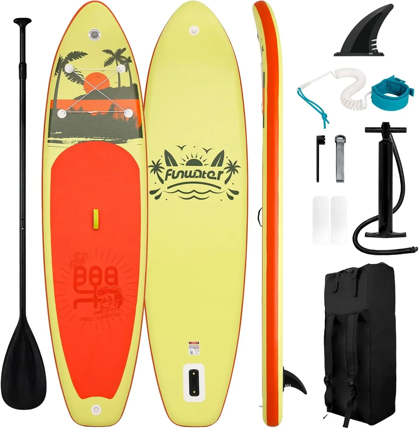 FunWater Inflatable Stand Up Paddle Board, 11 ft x 32 in x 6 in - SUP Paddle Accessories - Image 18 FunWater Inflatable Stand Up Paddle Board, 11 ft x 32 in x 6 in - SUP Paddle Accessories - Image 18