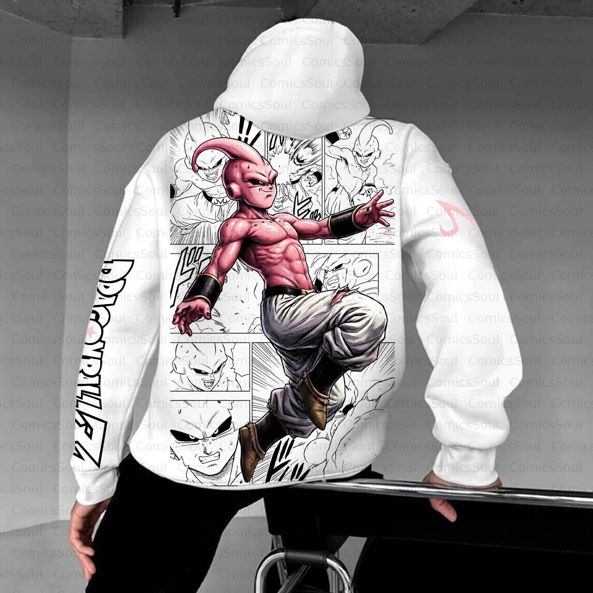 Unisex Anime Inspired Vintage Plush Hoodie