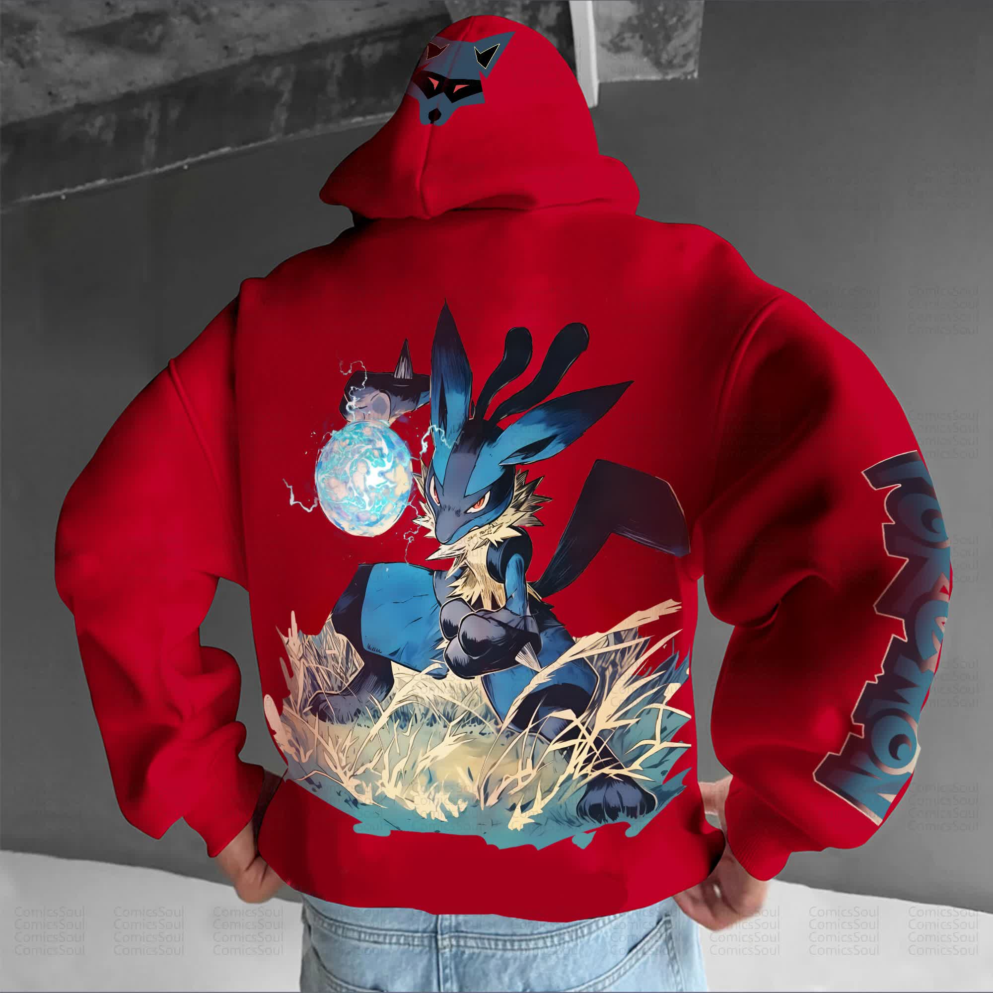 Unisex “Comicssoul” Anime Graphic Streetwear Vintage Hoodie