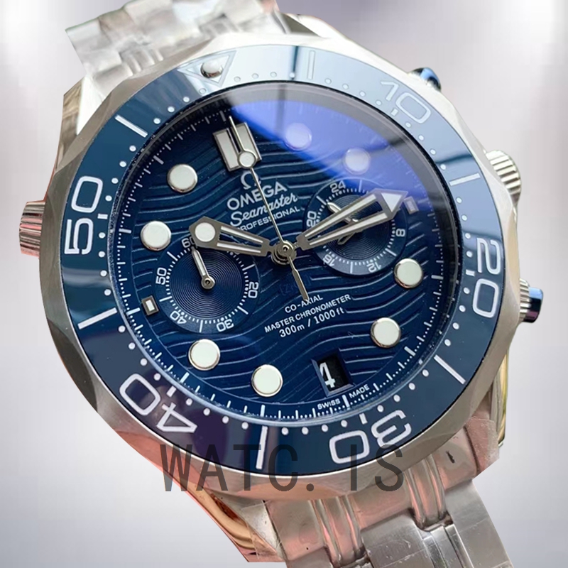 Omega Seamaster 210.30.44.51.03.001 44mm Men Bracelet Blue Dial