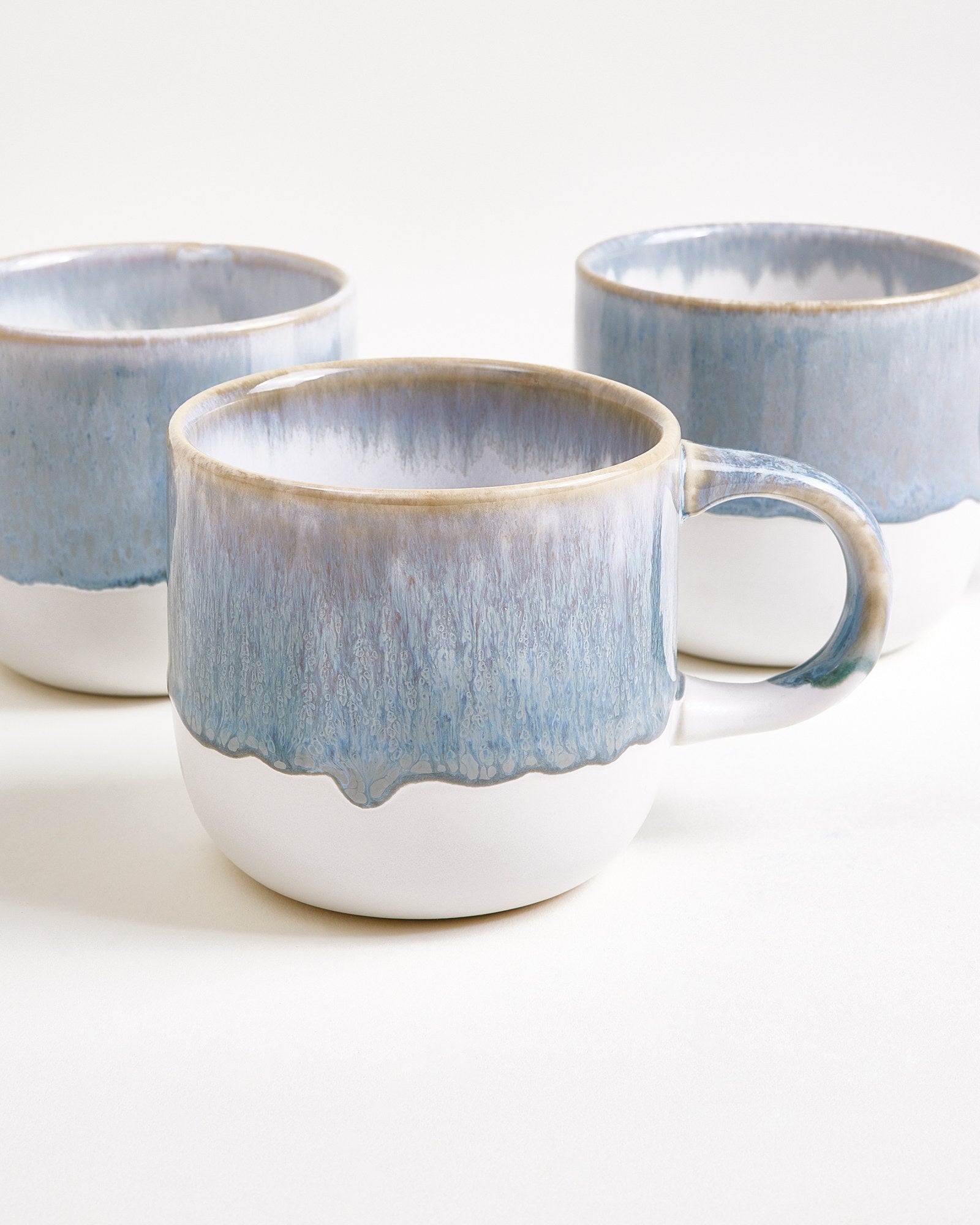 Coimbra Tasse groß graublau 4er-Set