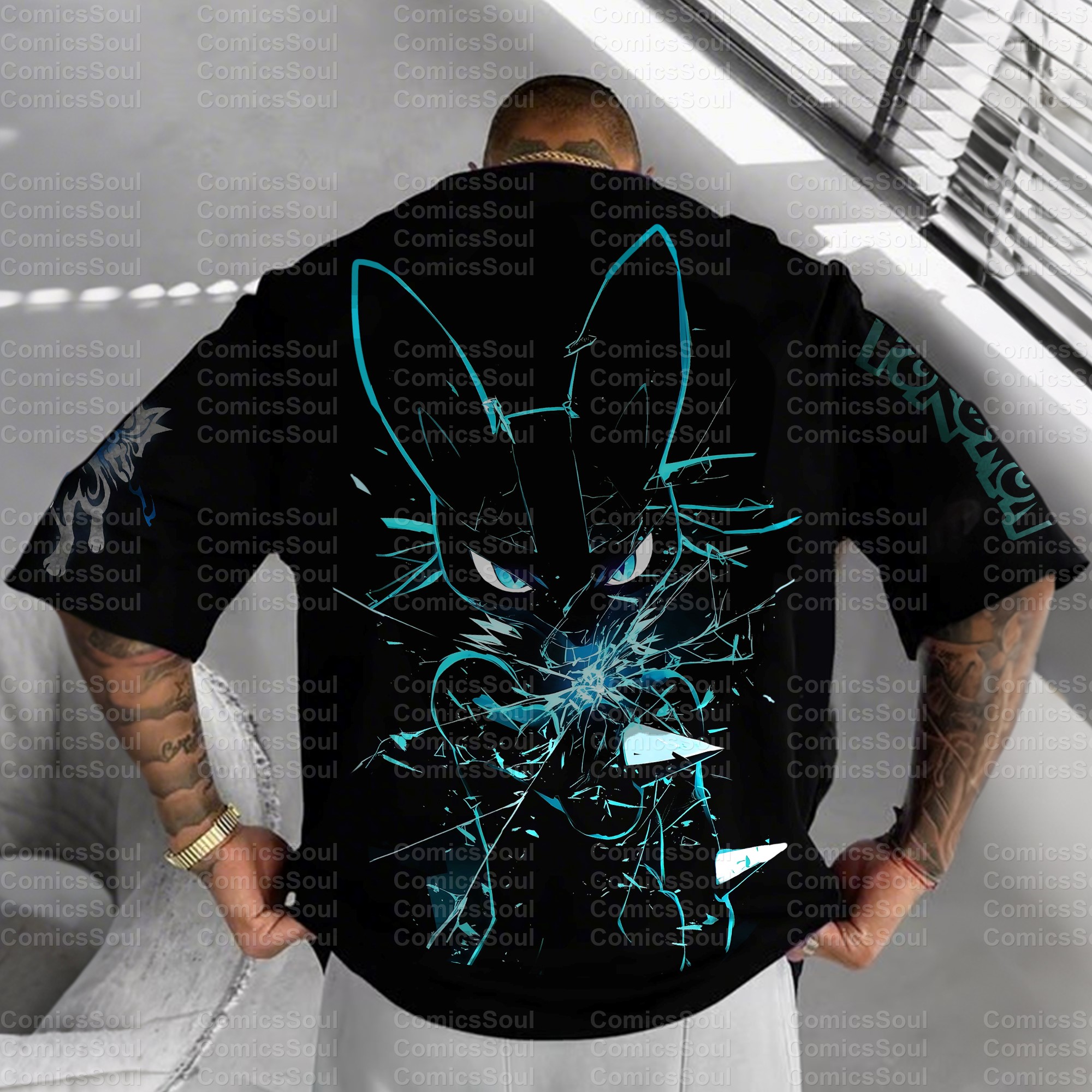 Unisex Anime Inspired Vintage T-Shirt丨Comicssoul