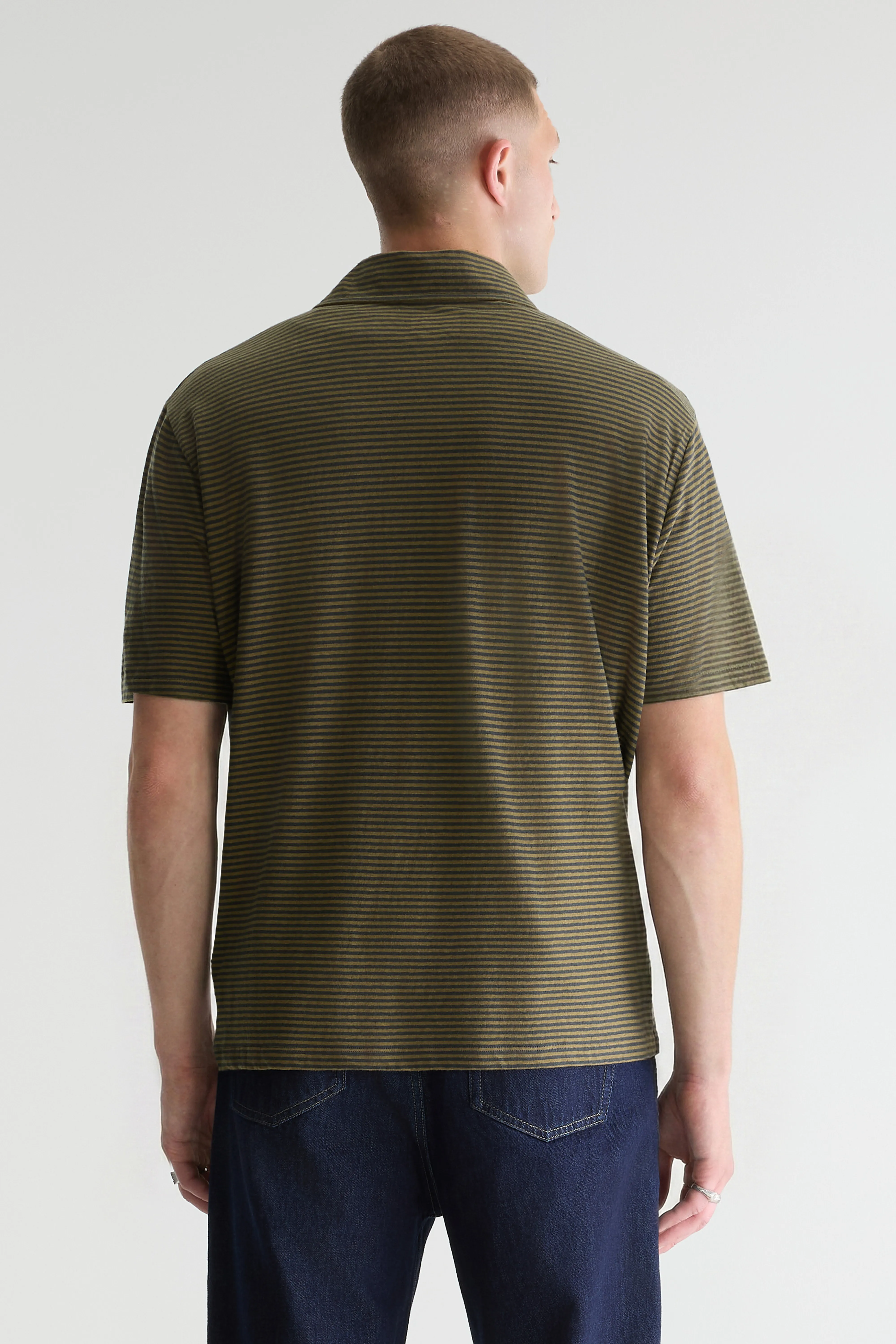 Bellerose Videop relaxed striped polo (261 / M / STRIPE A)