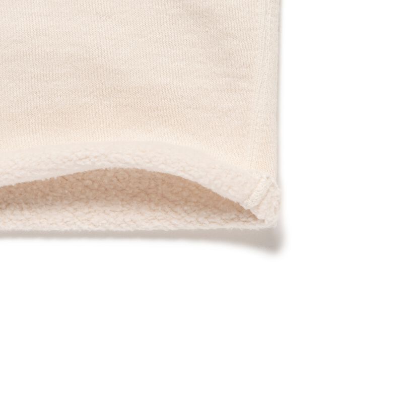 HUMAN MADE HENLEY NECK SWEATSHIRT