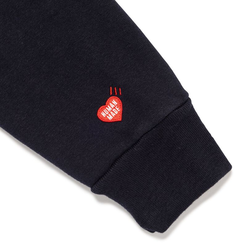 HUMAN MADE HALF-ZIP SWEATSHIRT