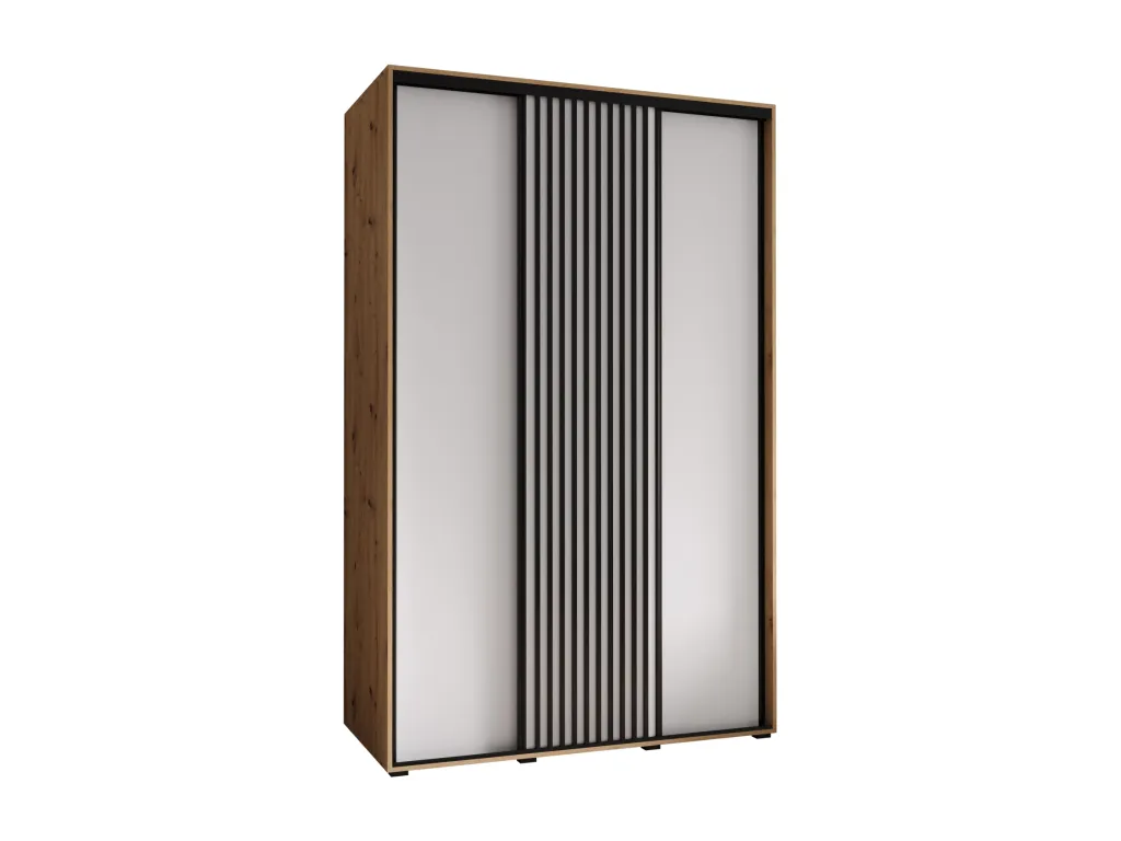 ARMARIO Hogarve 1 DE PUERTAS CORREDERAS 205.2/160/45 3 puertas (artisan/blanco) 90530acqe